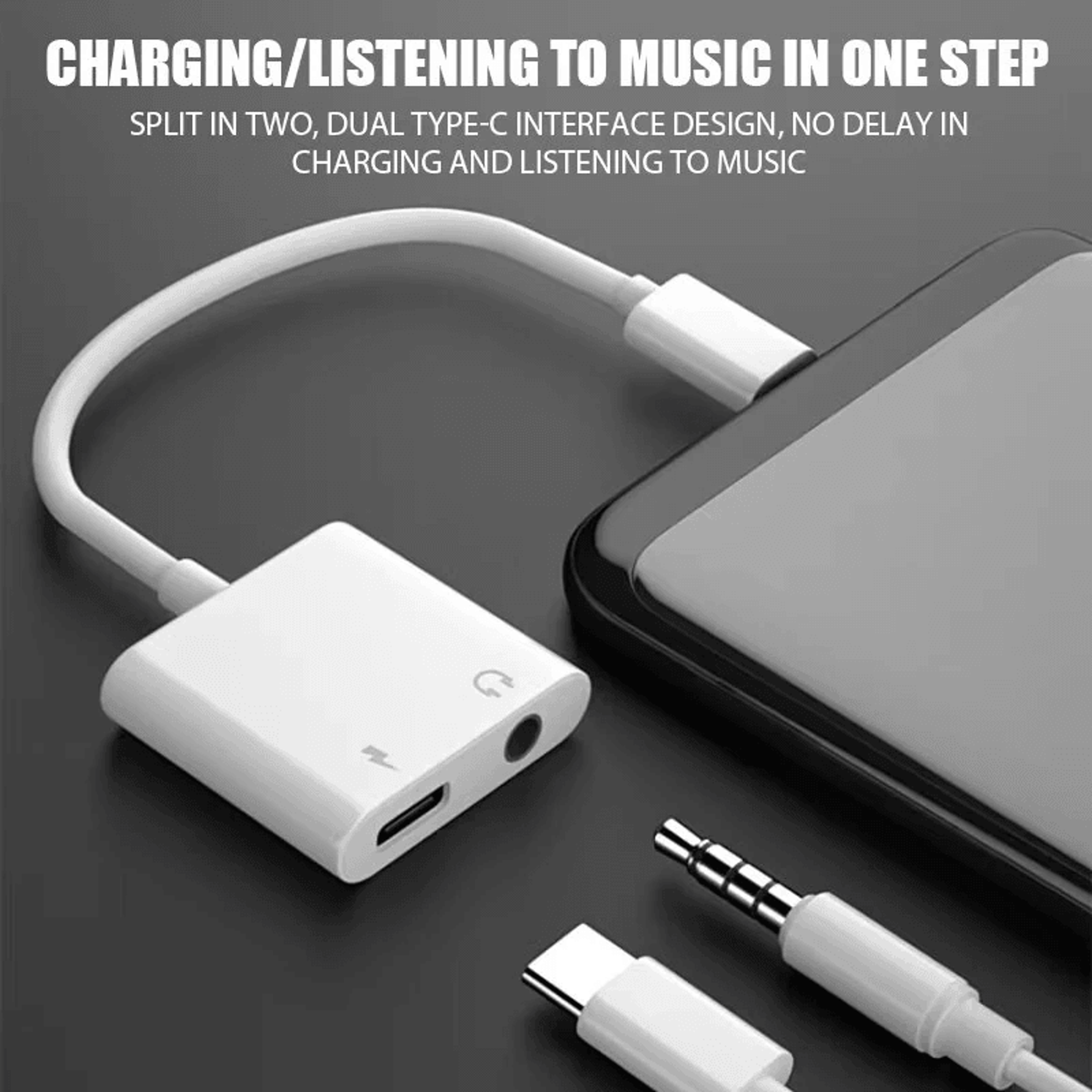 USB C To Audio And Charging Adapter 3