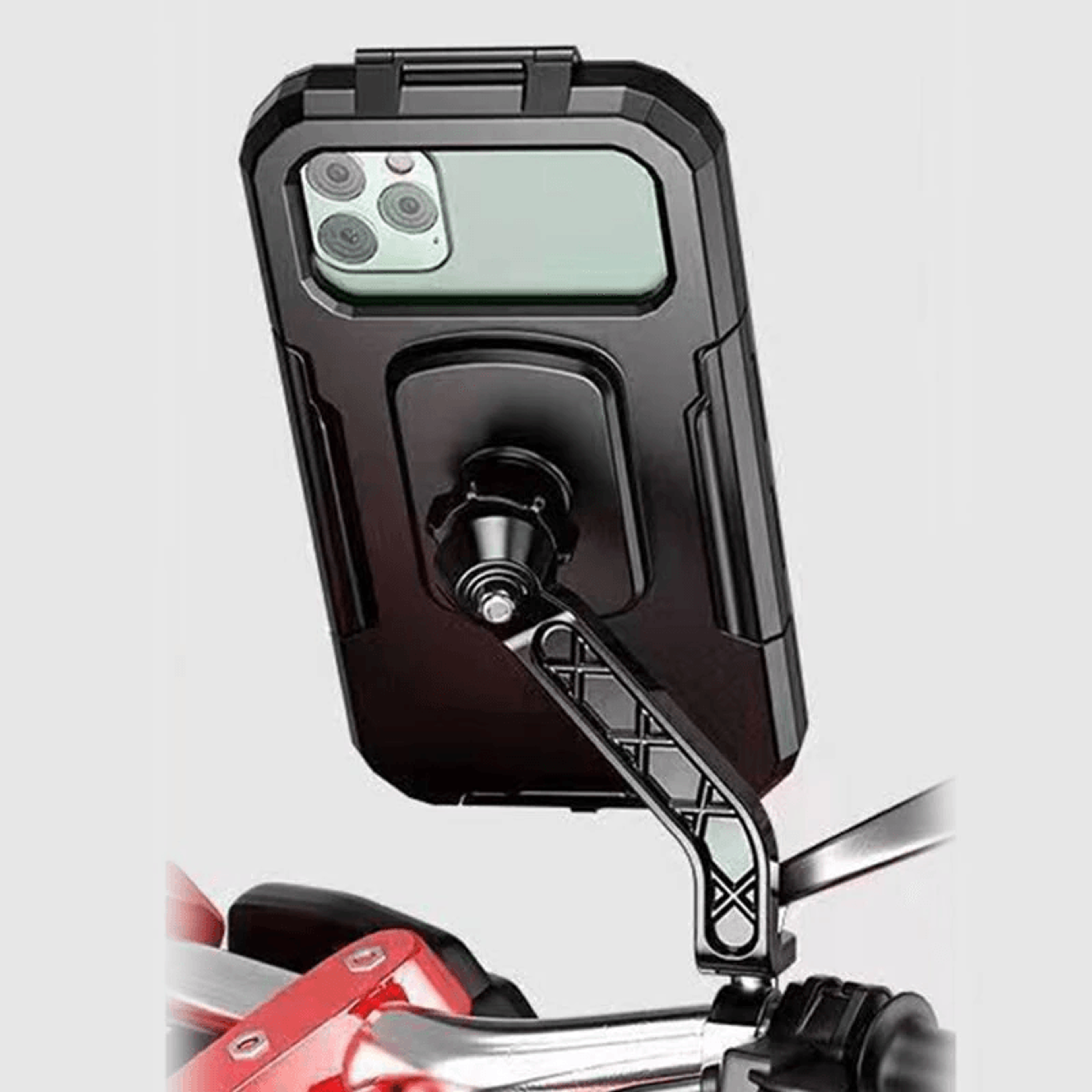 Waterproof Motorcycle Bicycle Phone Holder With Degree Adjustable Mount 8