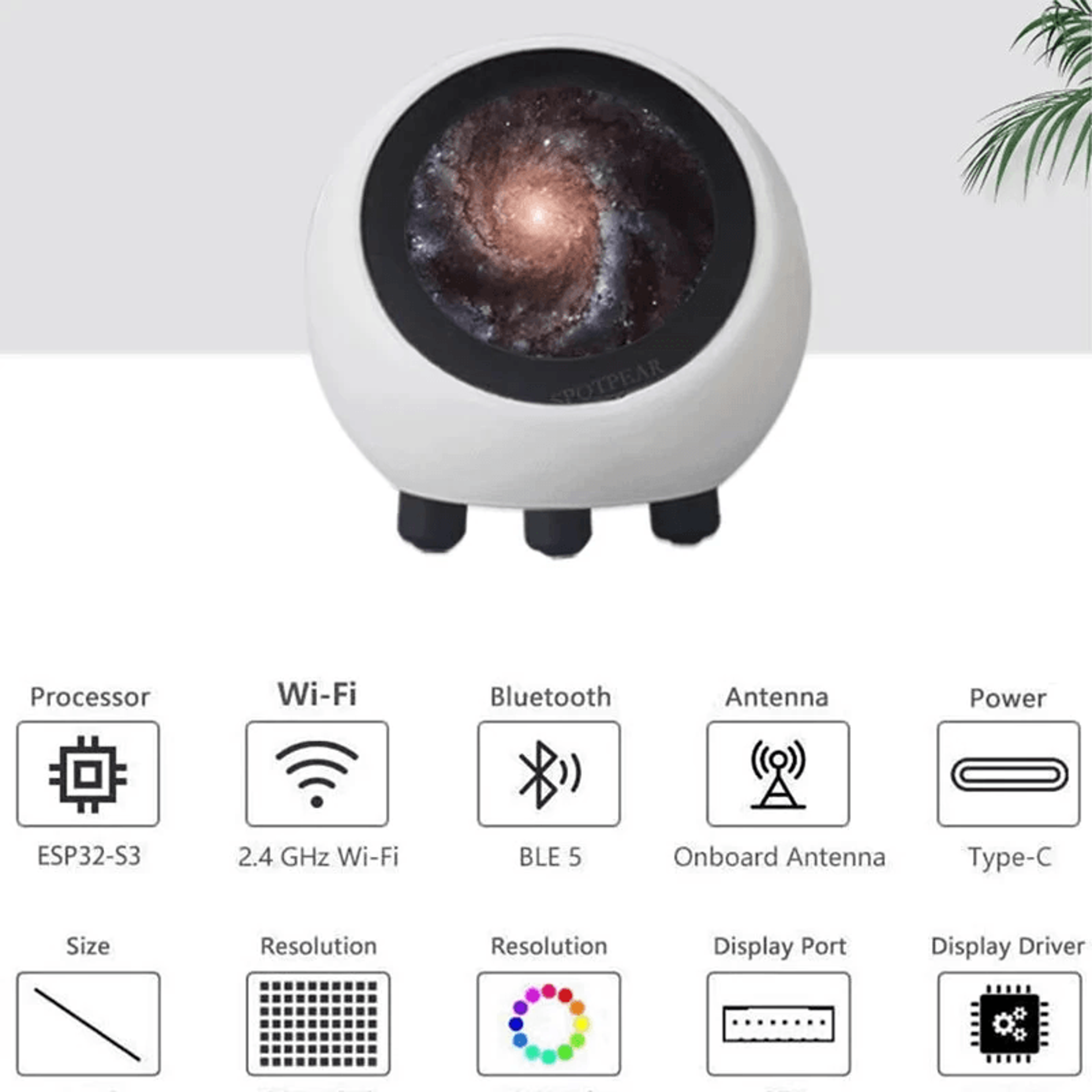 AI Voice Chat Robot With IPS Round Display 5