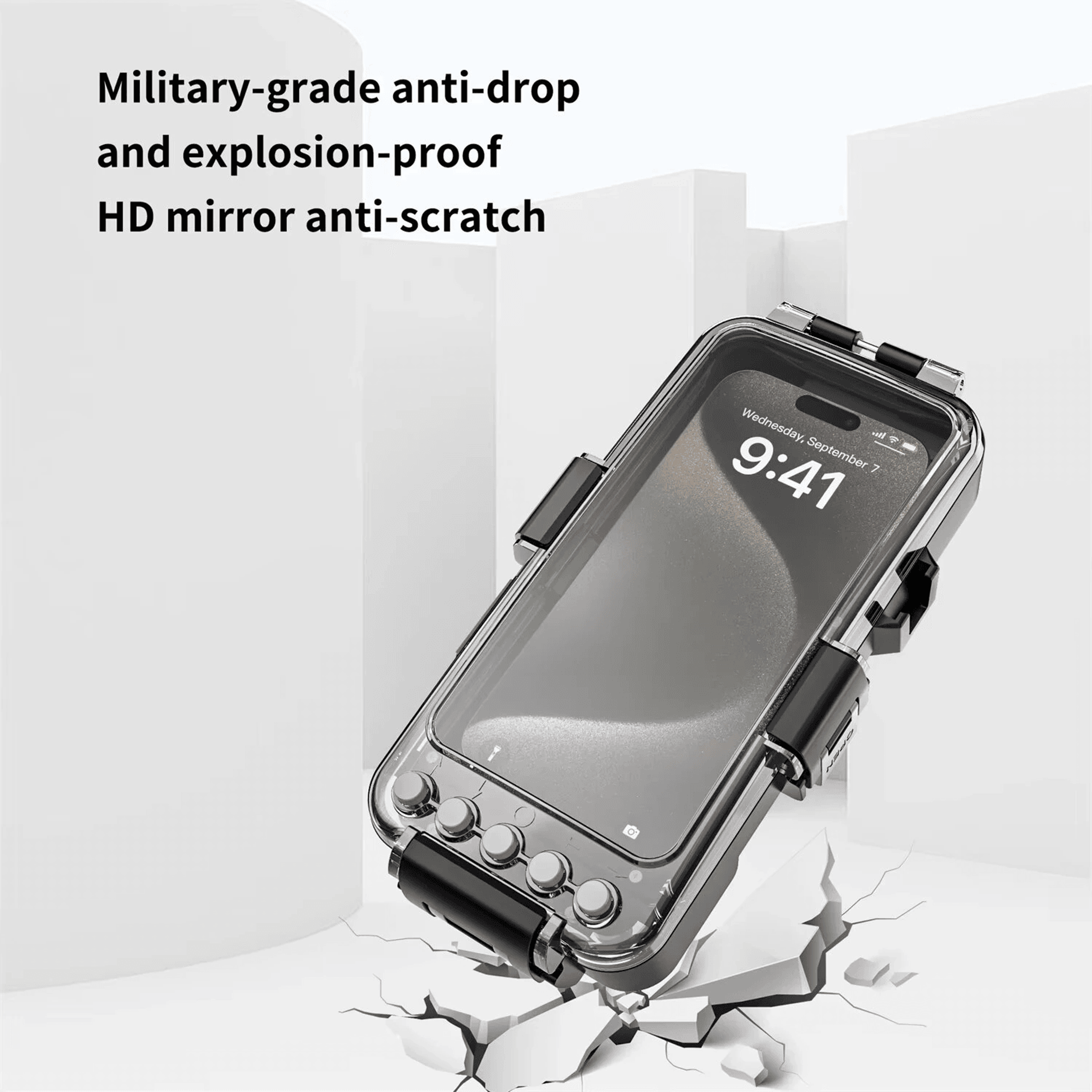 Waterproof Diving Phone Case With Physical Camera Buttons And Vacuum Pump 4