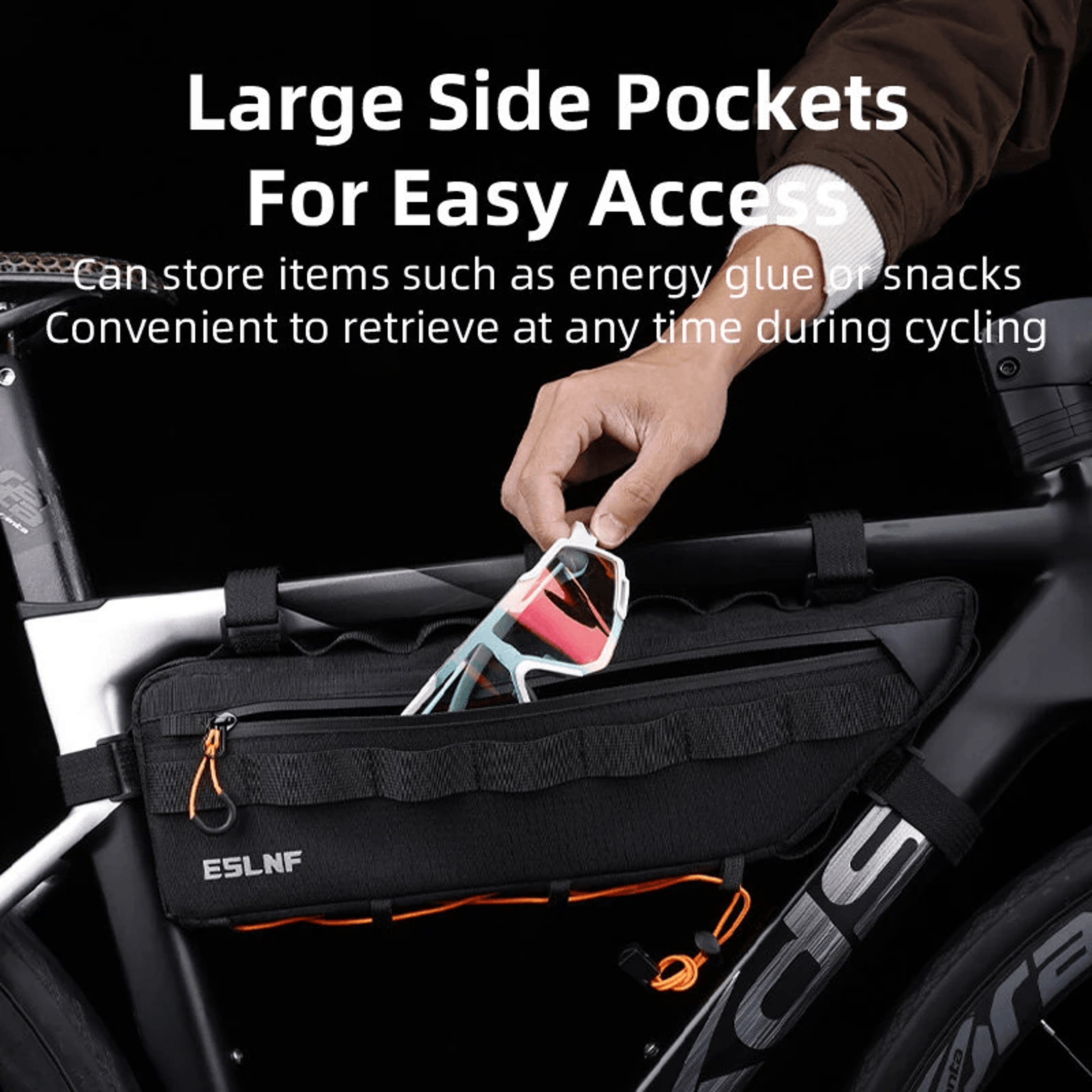 Waterproof Bicycle Frame Bag With Multi Point Mounting 4