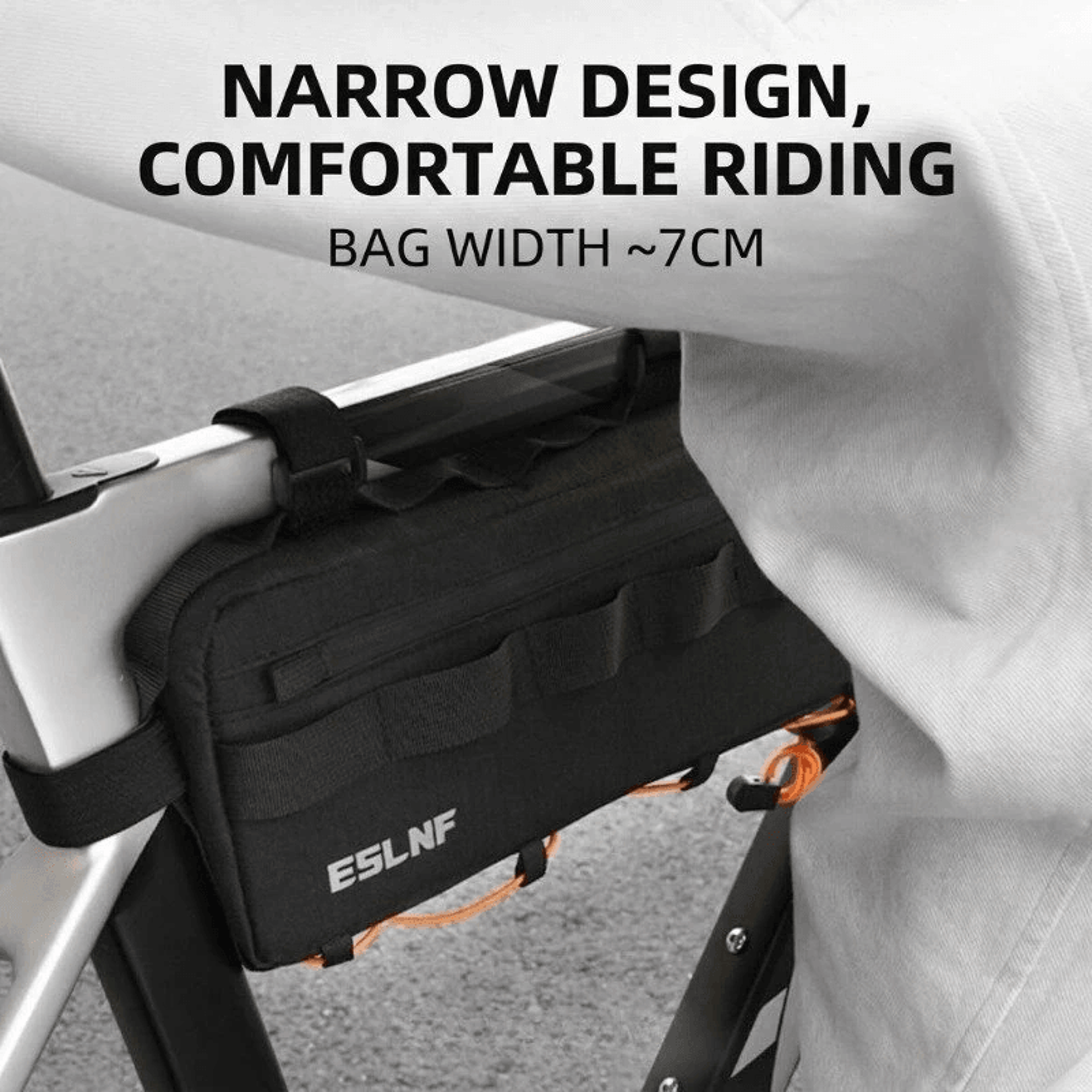 Waterproof Bicycle Frame Bag With Multi Point Mounting 3