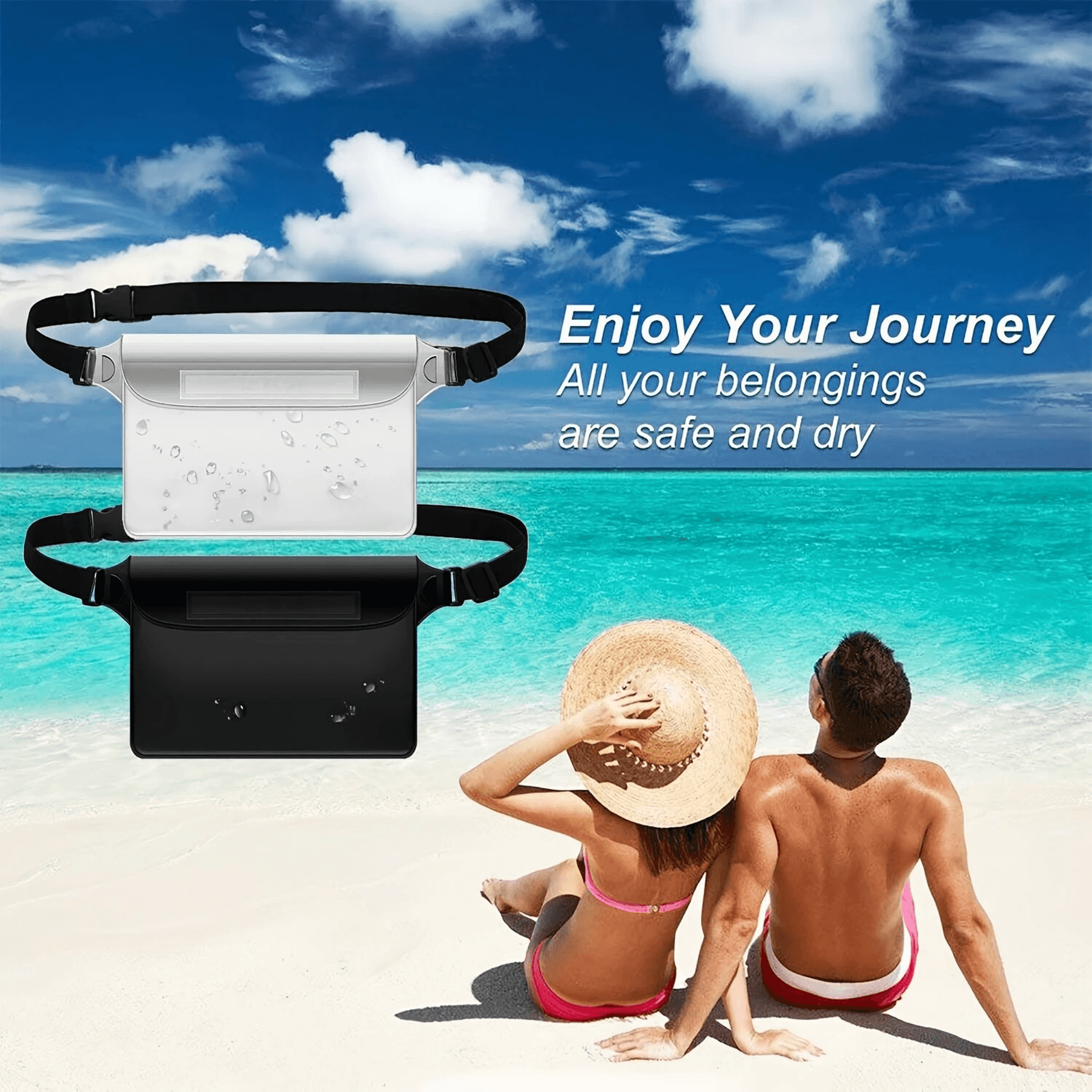 Waterproof Touchscreen Phone Waist Bag With Adjustable Strap 6