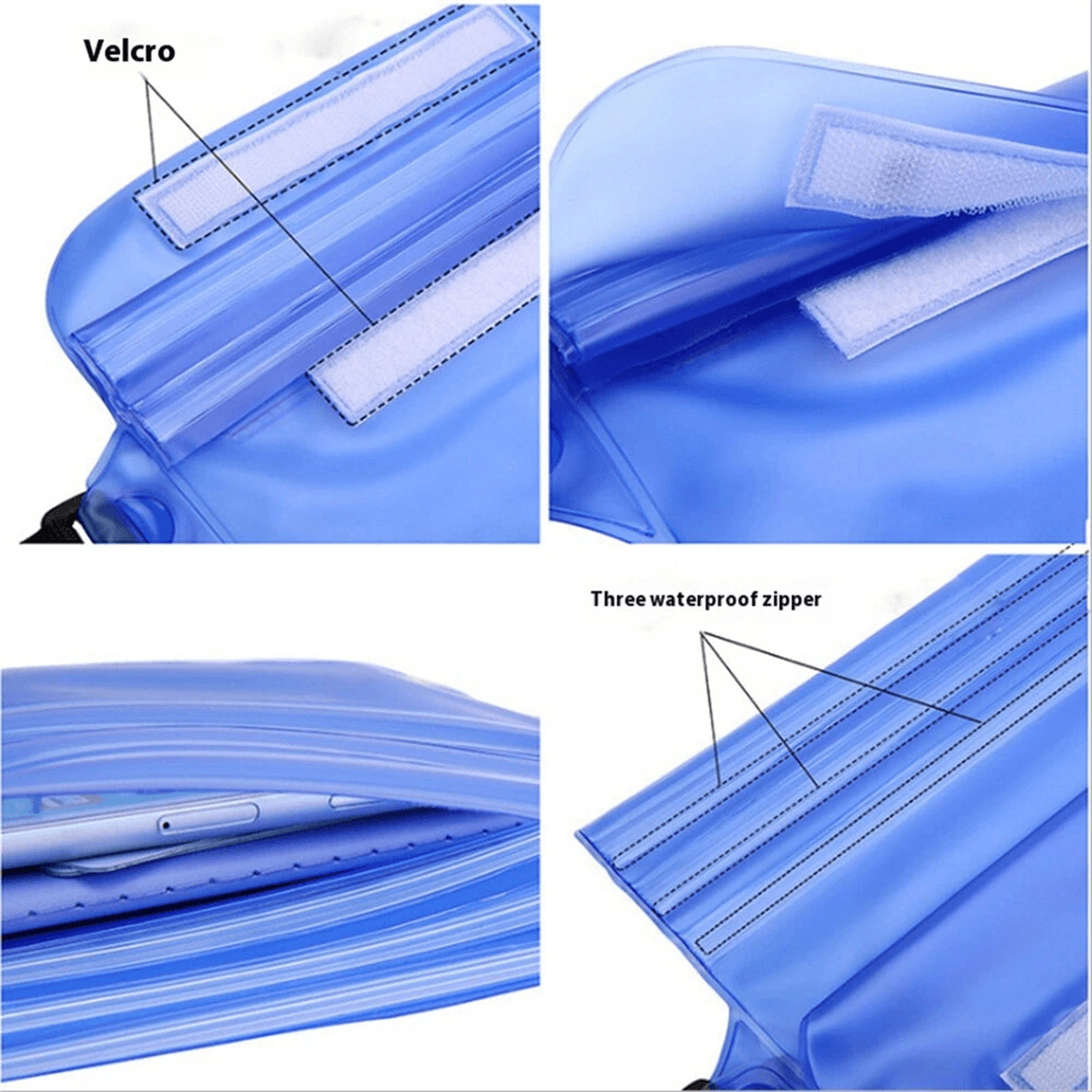 Waterproof Touchscreen Phone Waist Bag With Adjustable Strap 2