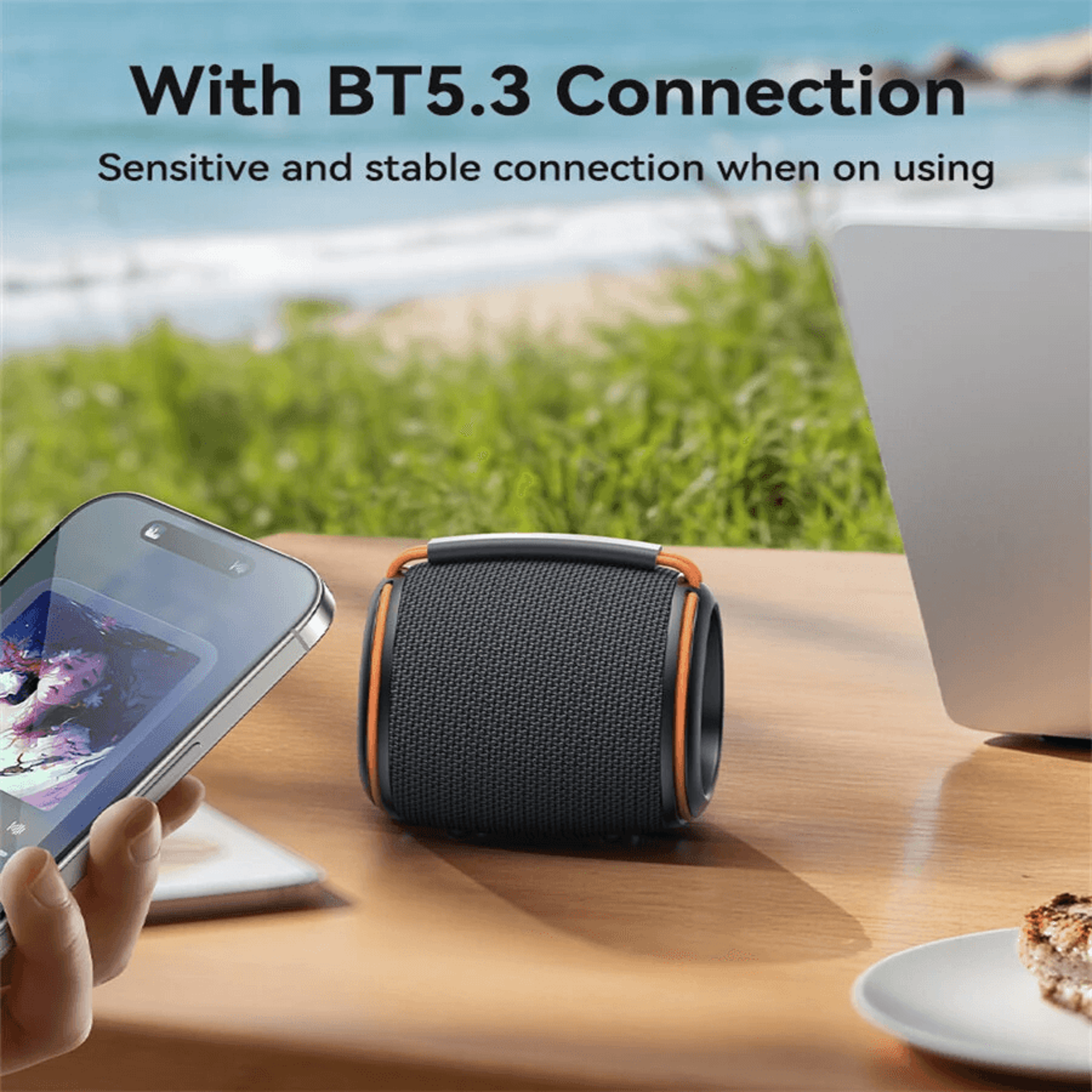 Portable Bluetooth Speaker With RGB Lights Audio And TF Card USB Support 6
