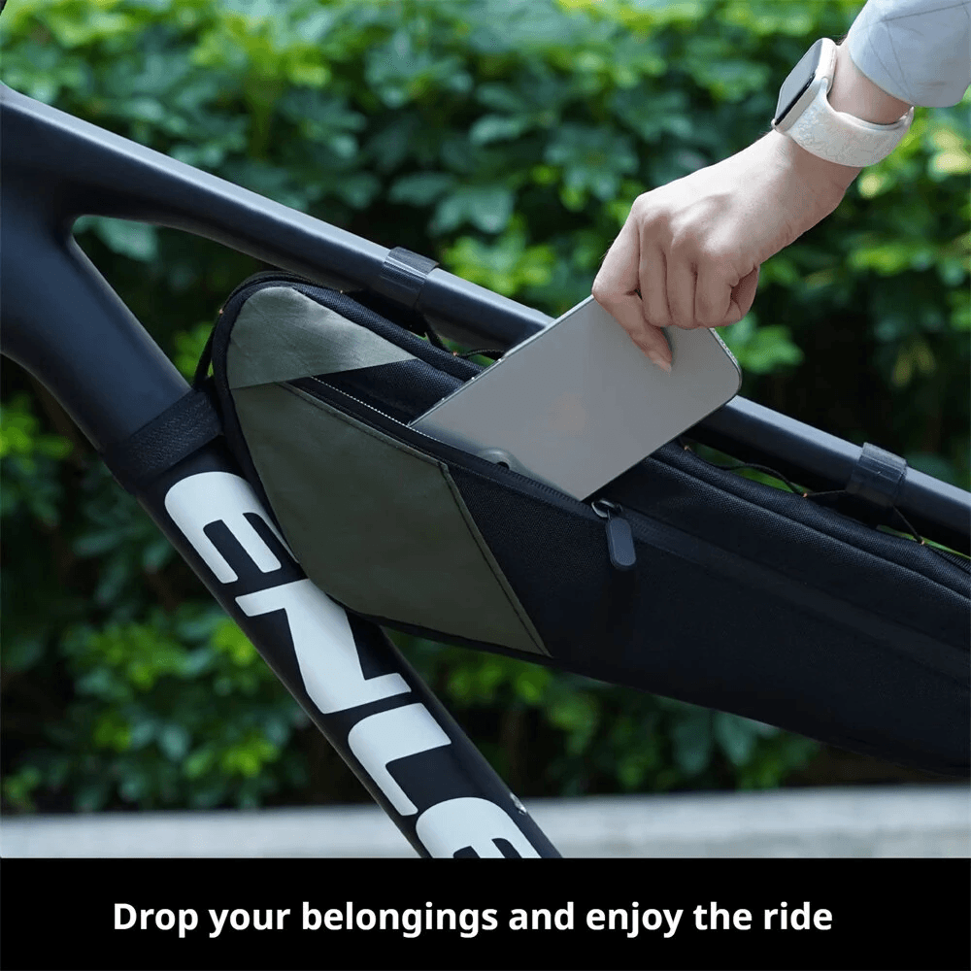 Waterproof Bike Frame Bag With Reflective Strip 6