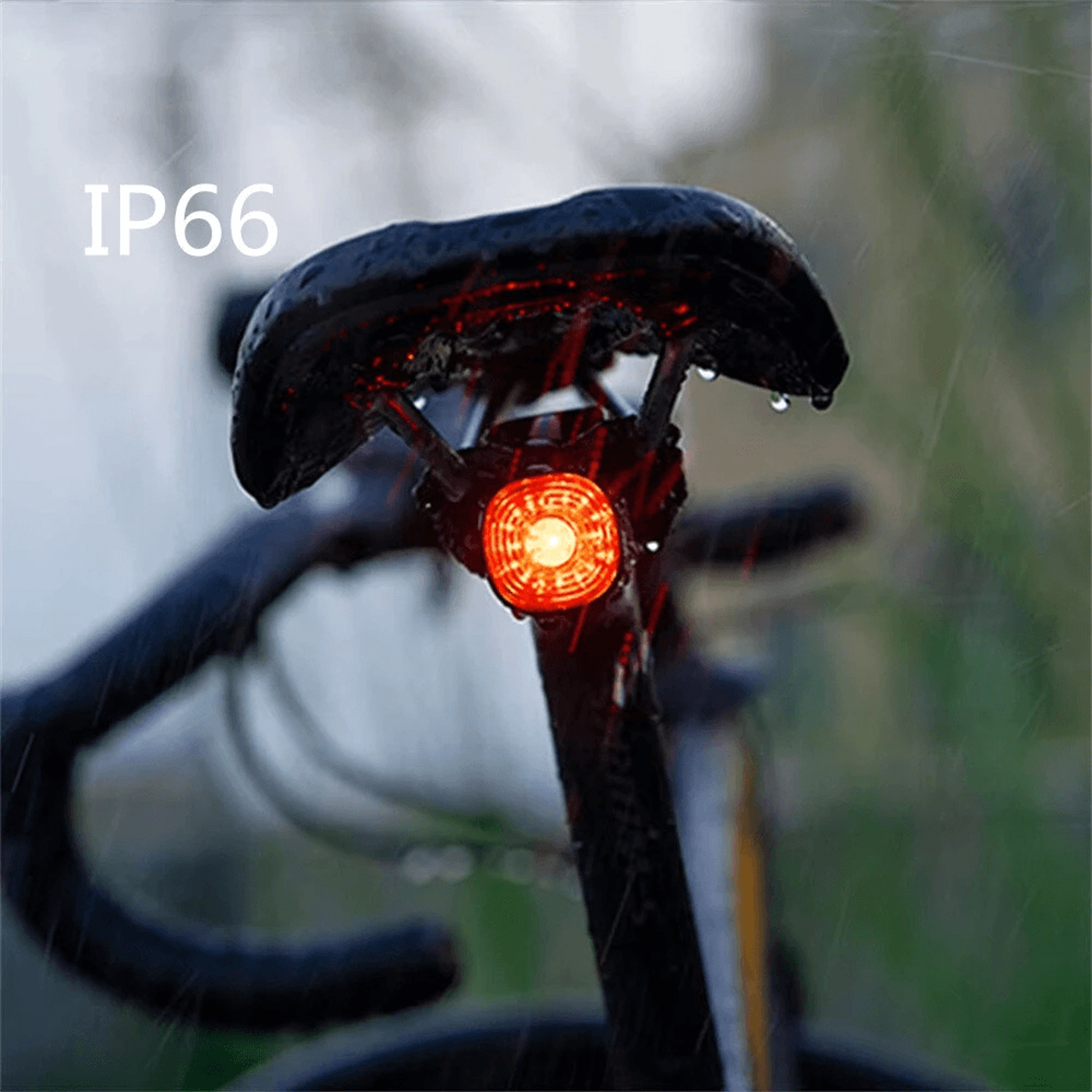 Smart RGB Bike Taillight With Brake Sensing Waterproof USB C Charging 1