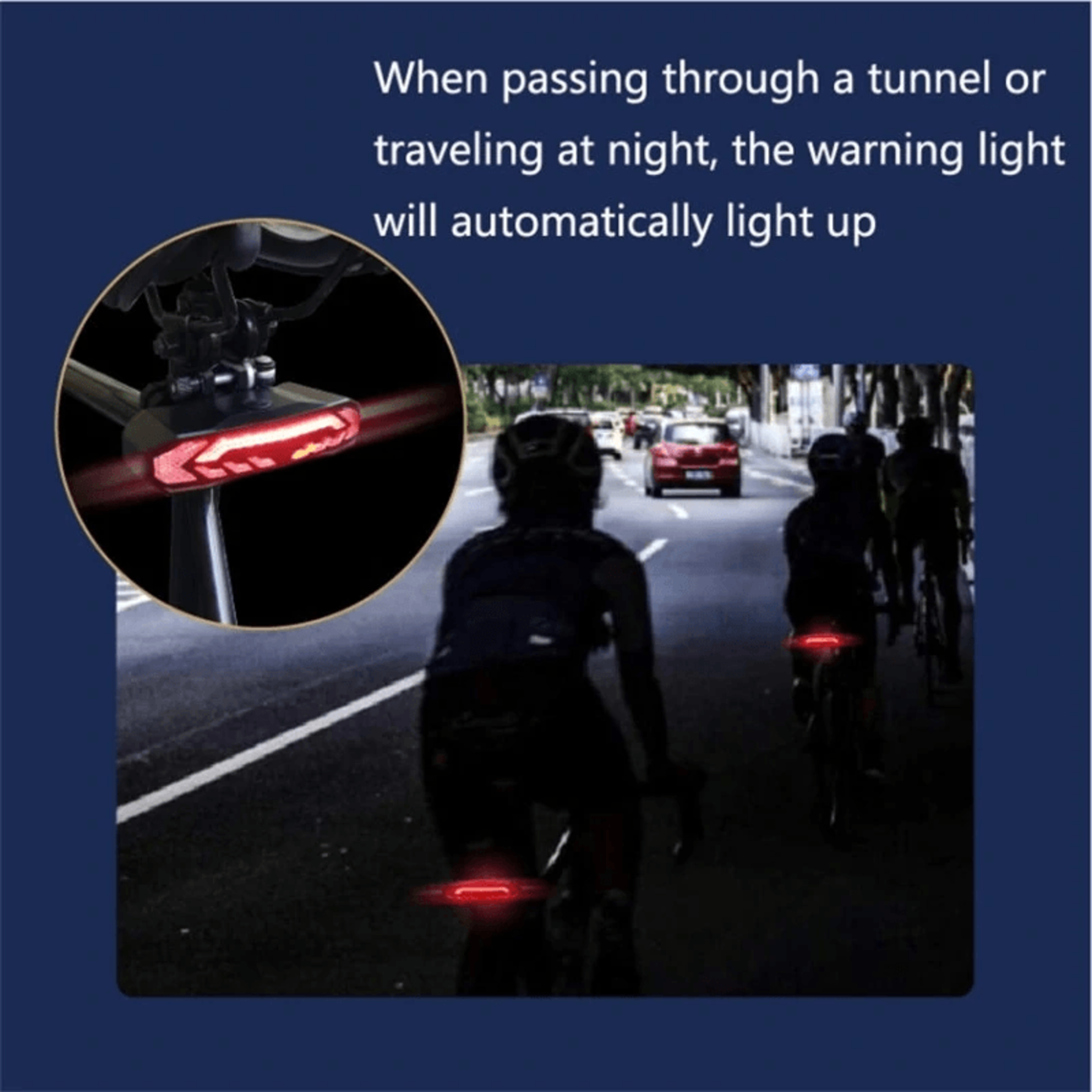 Smart Bike Taillight With Brake Sensing Turn Signals Remote Horn And Light Modes 4
