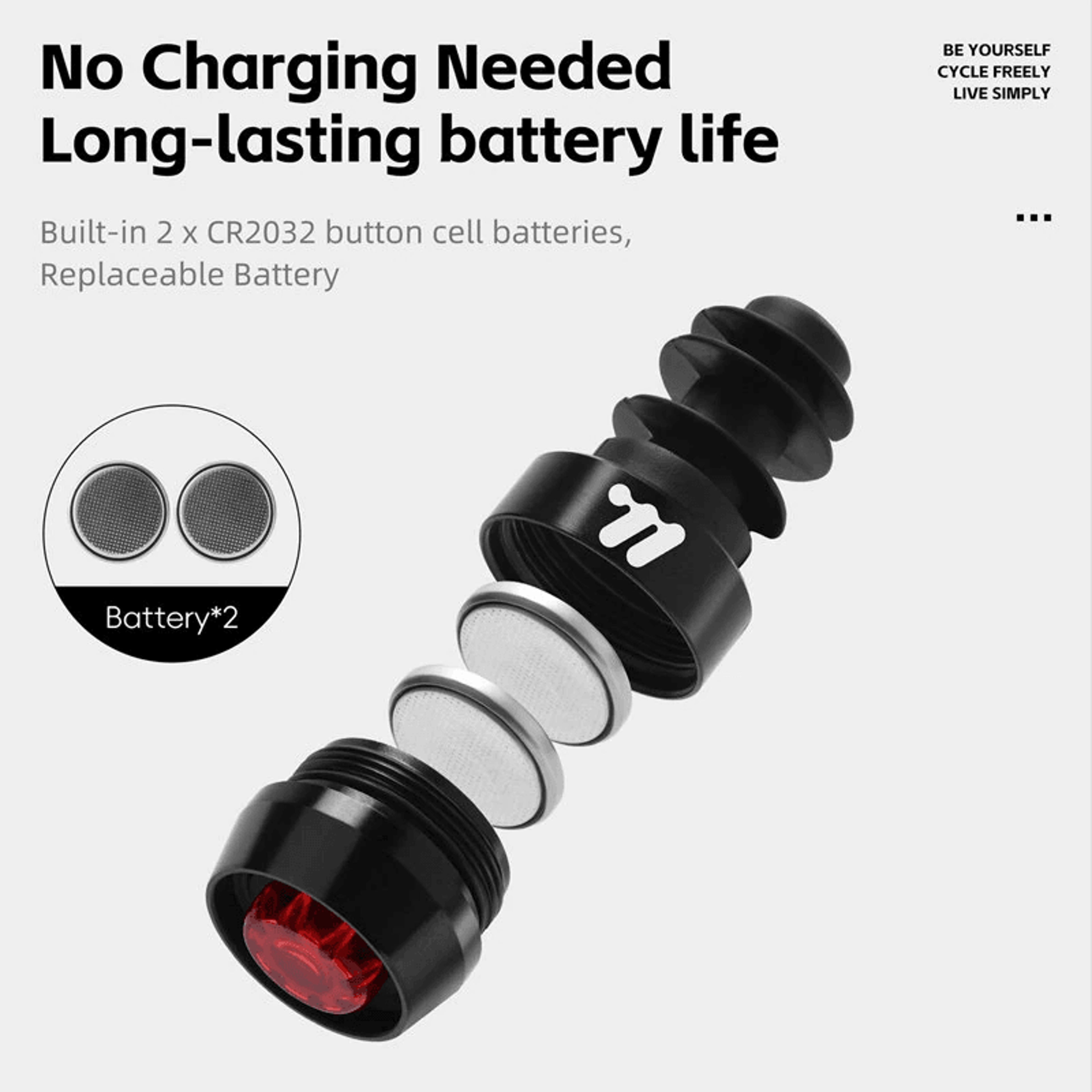 Bicycle Handlebar Plug Warning Lights With Lighting Modes 6