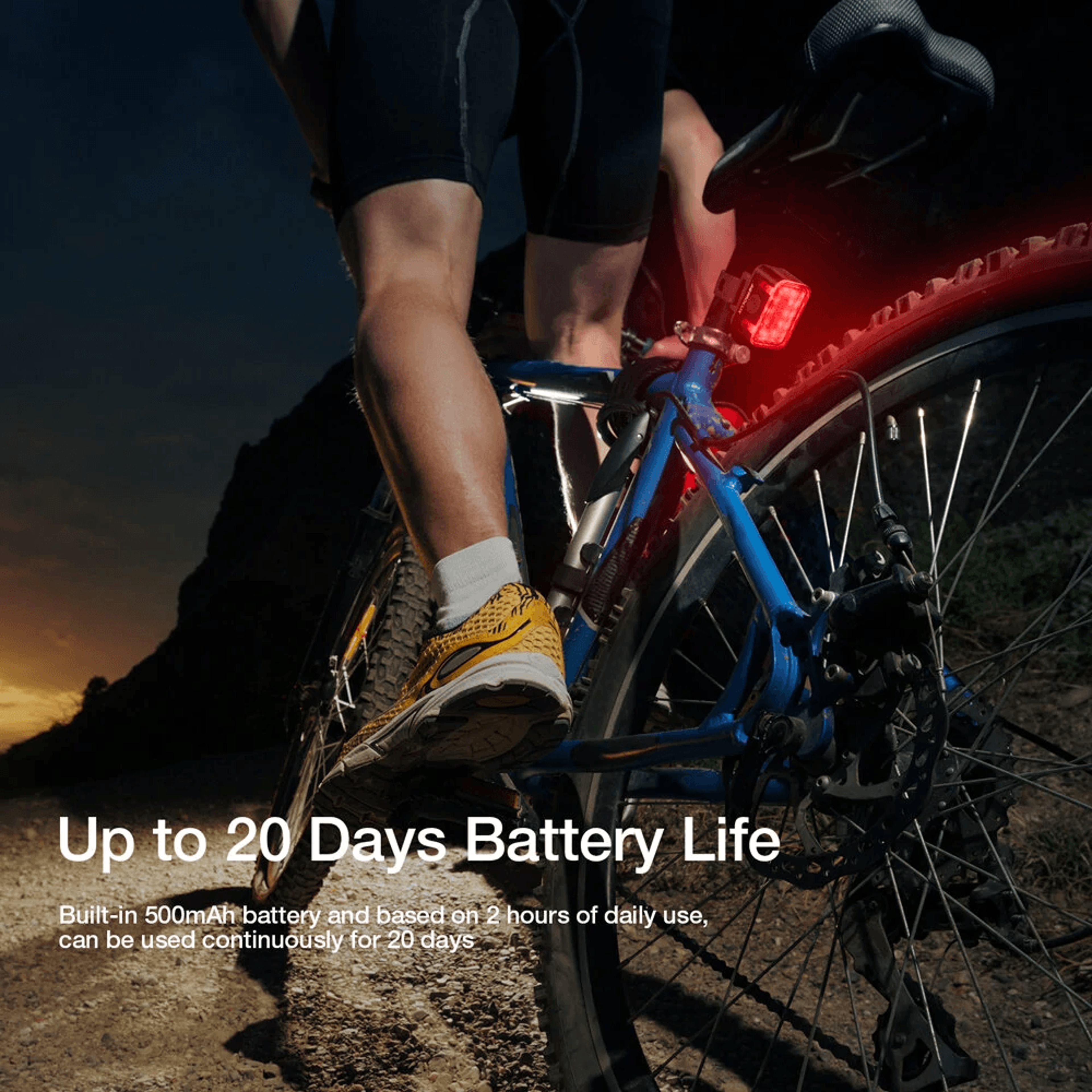 USB C Rechargeable Bike Tail Light With Lighting Modes And Waterproof Design 3