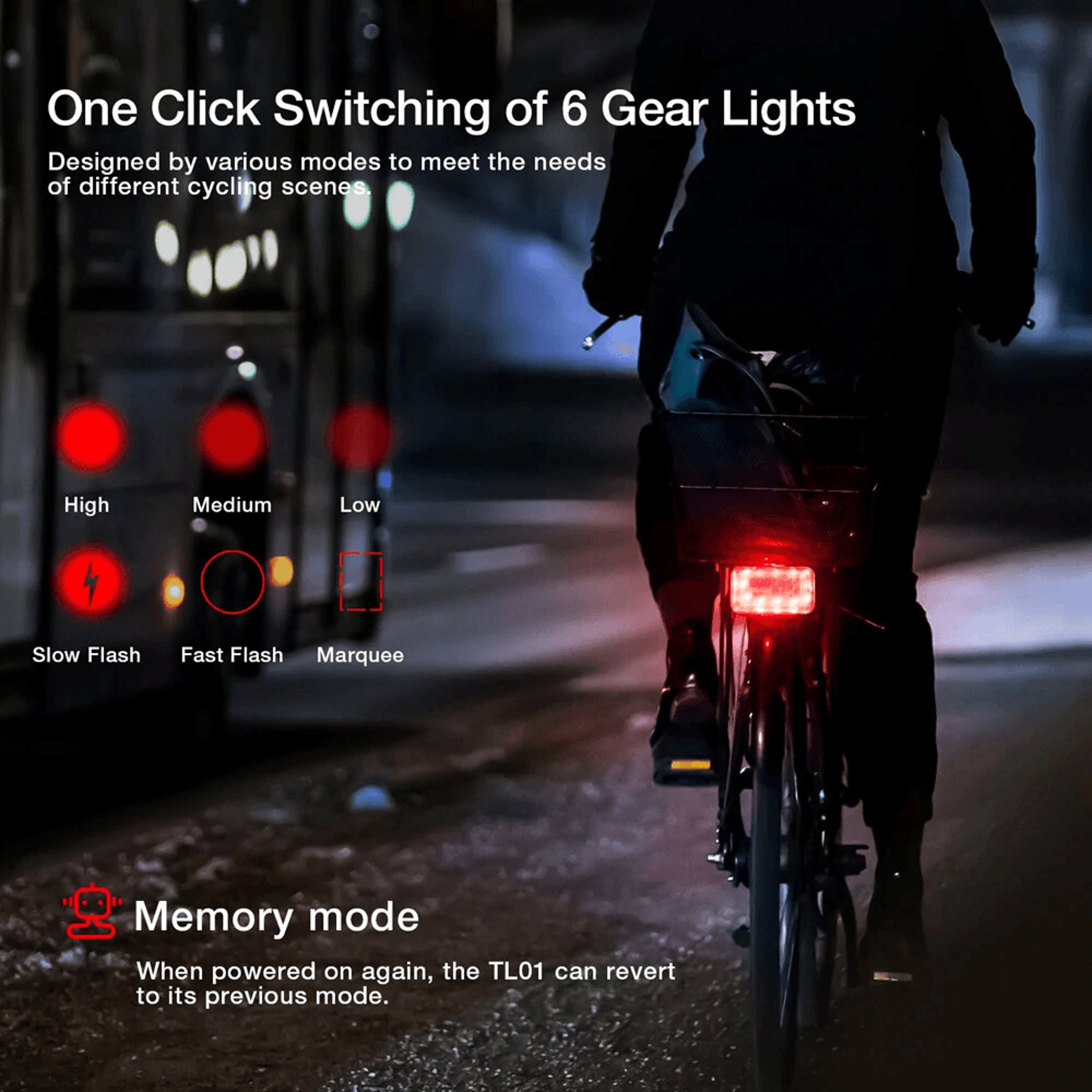 USB C Rechargeable Bike Tail Light With Lighting Modes And Waterproof Design 4