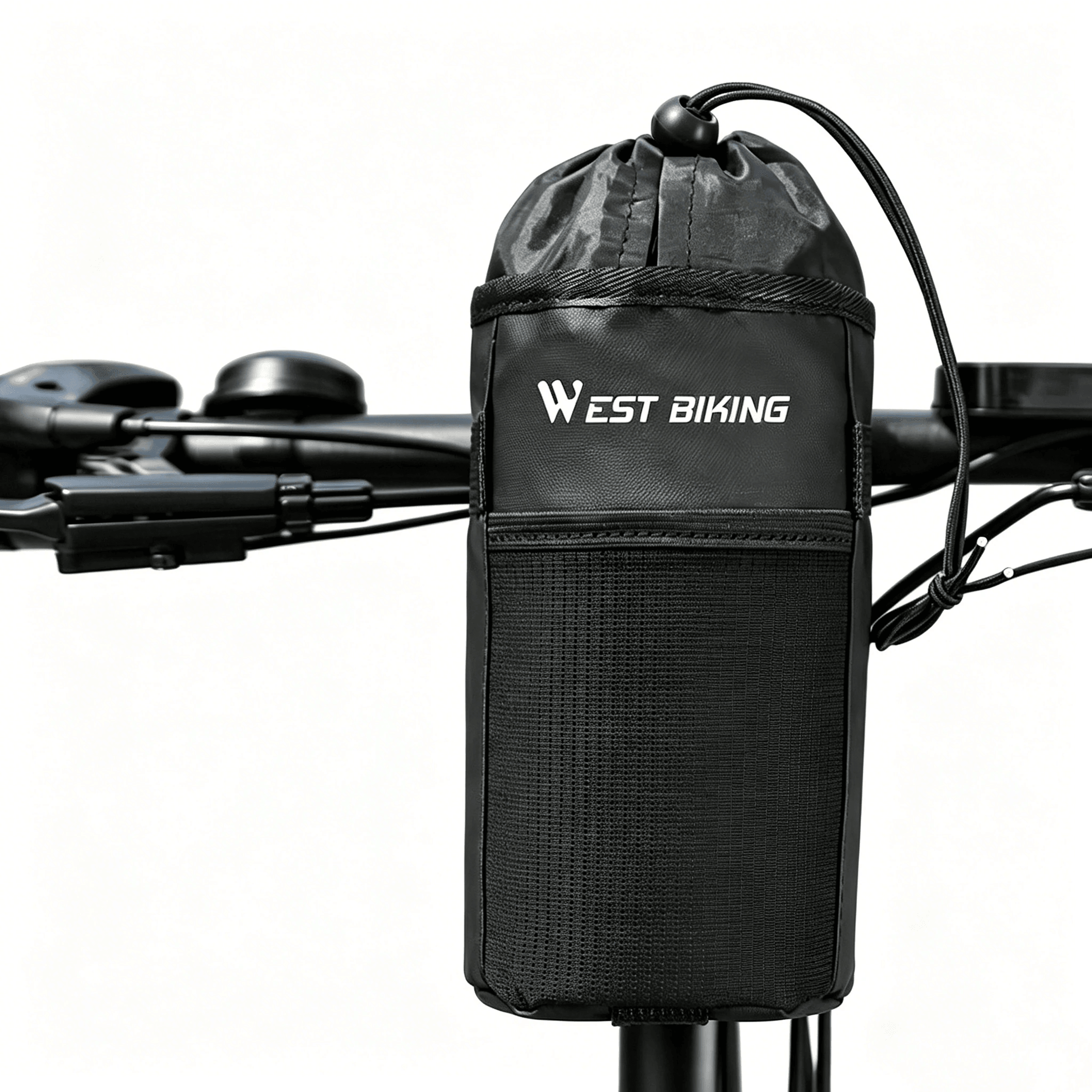 Insulated Bike Water Bottle Bag Oxford Cloth Handlebar Cup Holder 0