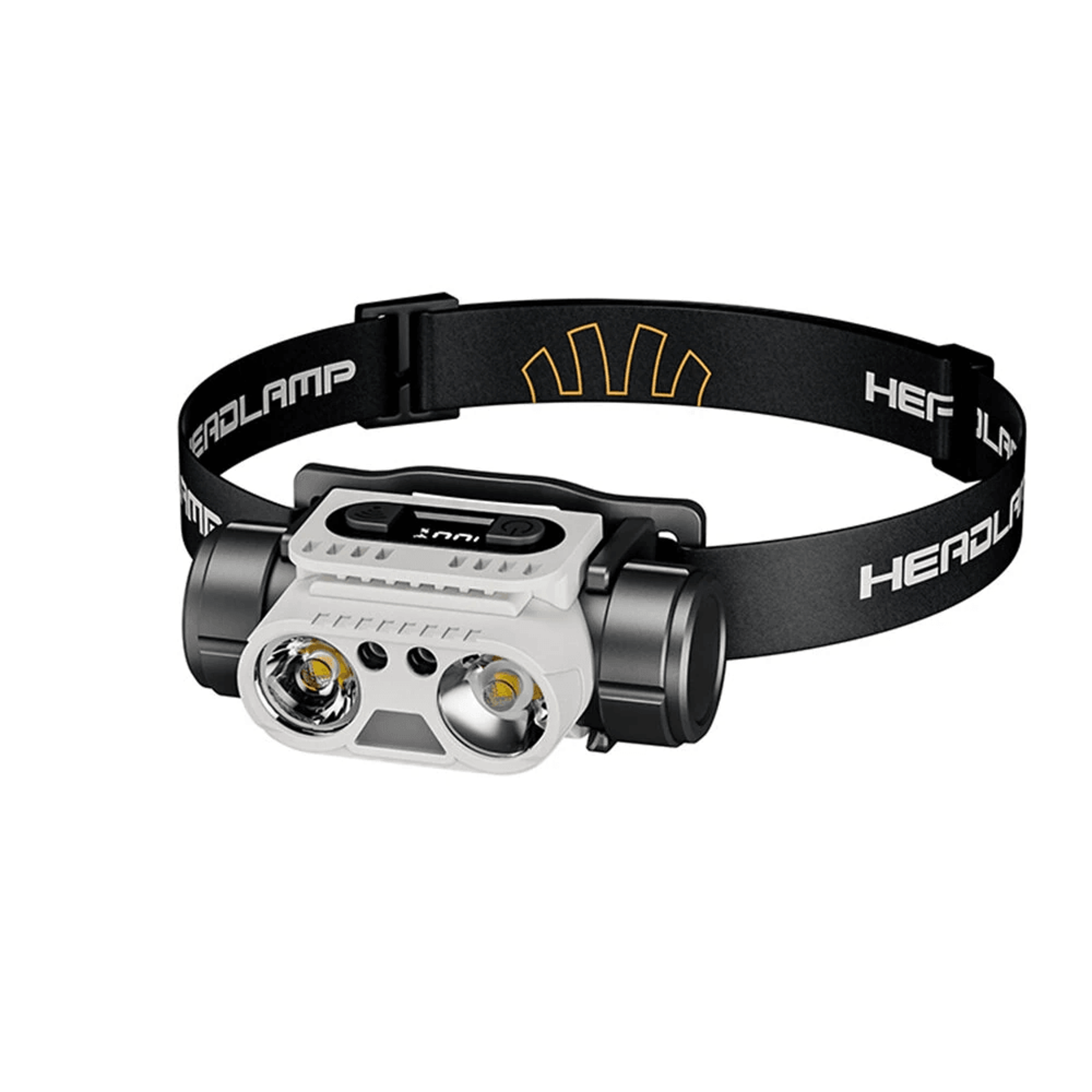 Lumen Rechargeable LED Headlamp With Motion Sensor And Adjustable Head Strap 0