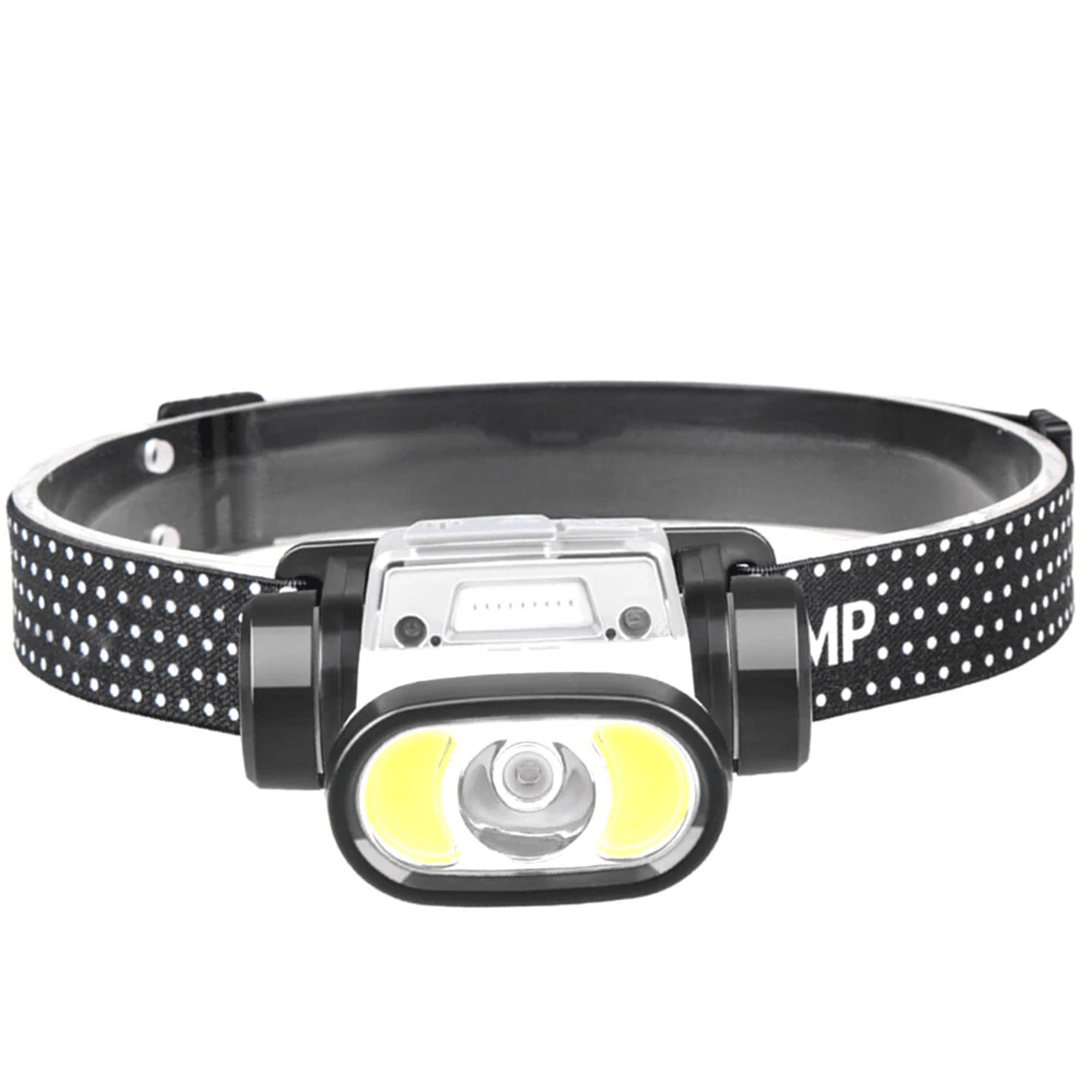 Rechargeable LED Headlamp With Wave Sensor Lumens Lighting Modes 1