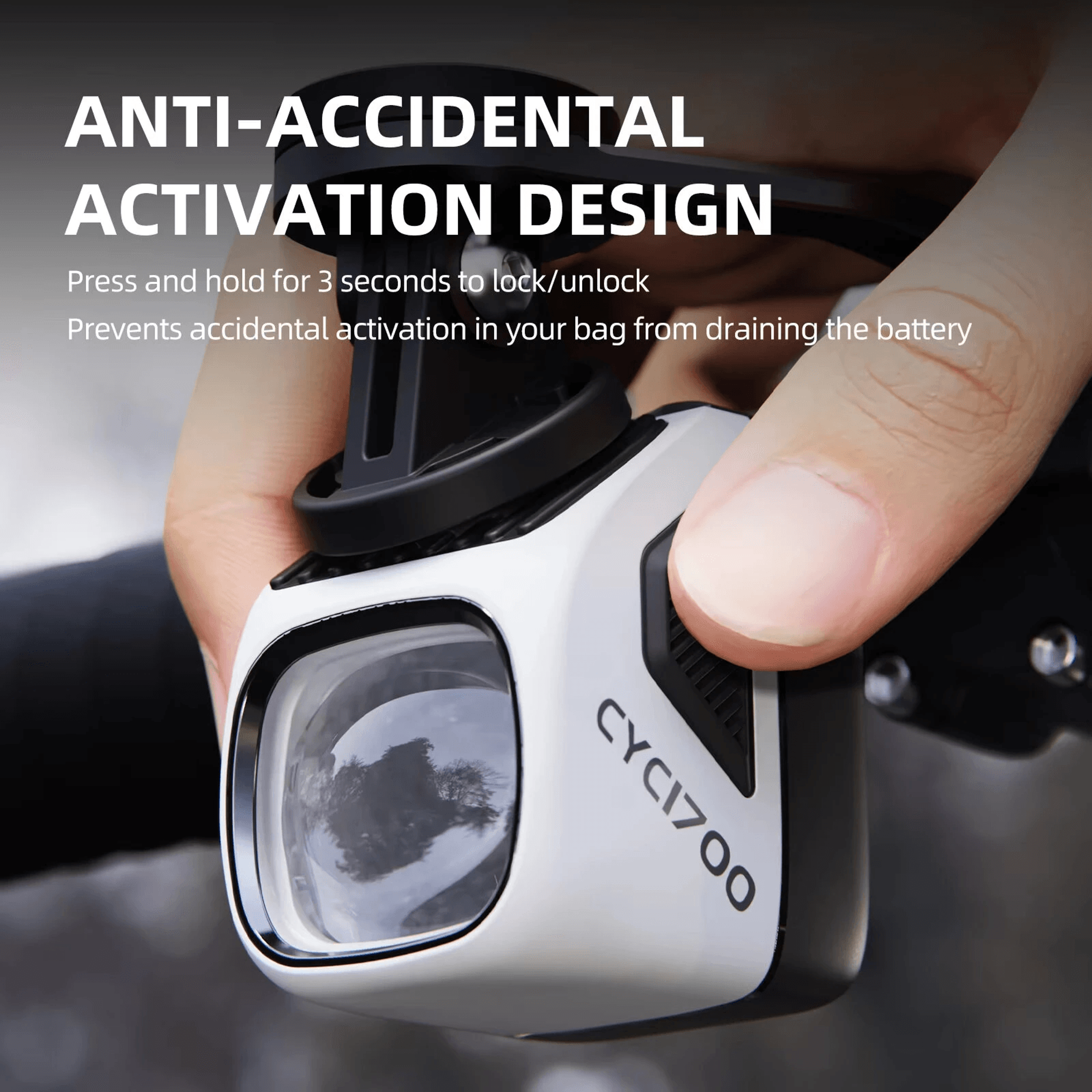 Lumen Wireless Remote Control Bike Headlight With Type C Charging 6