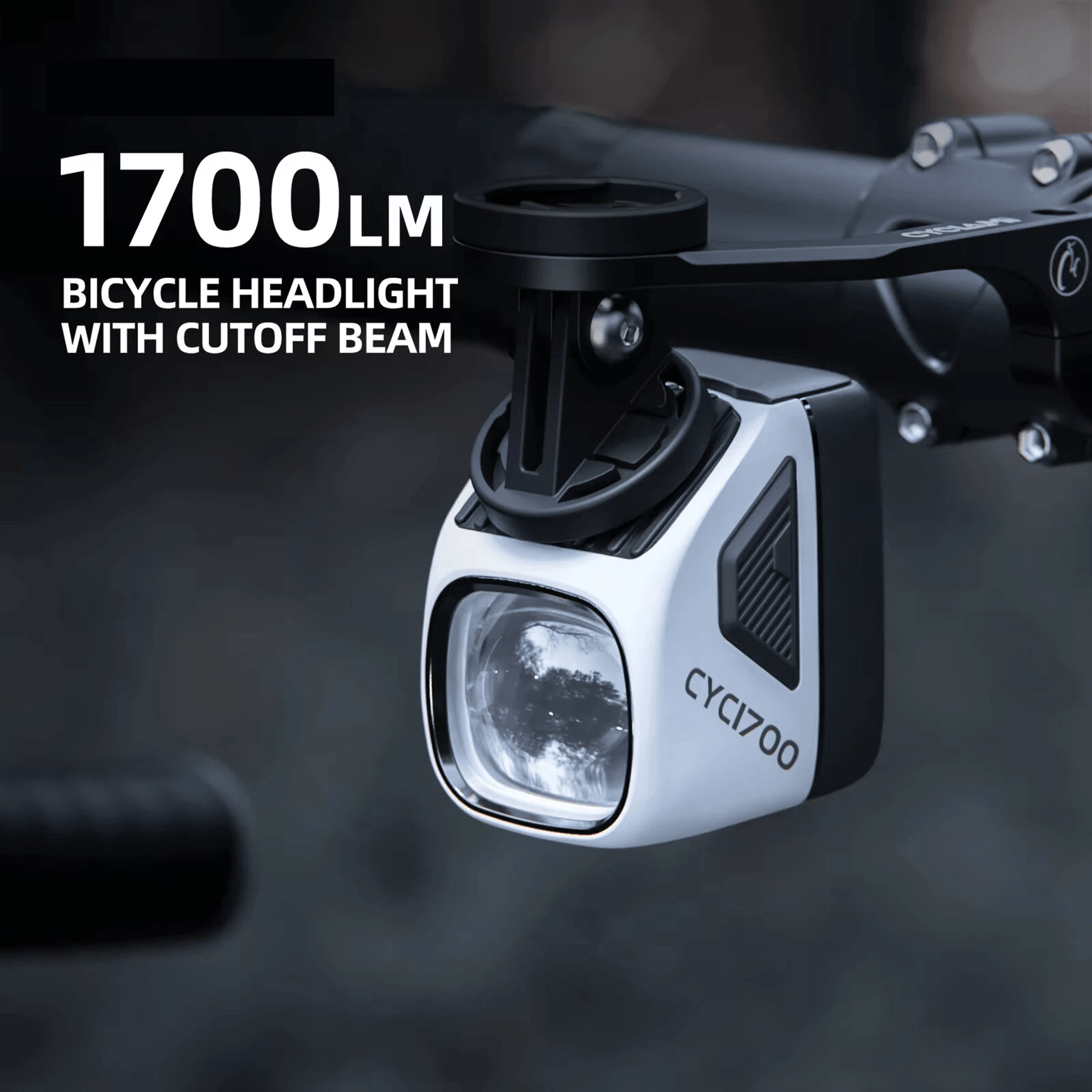 Lumen Wireless Remote Control Bike Headlight With Type C Charging 2