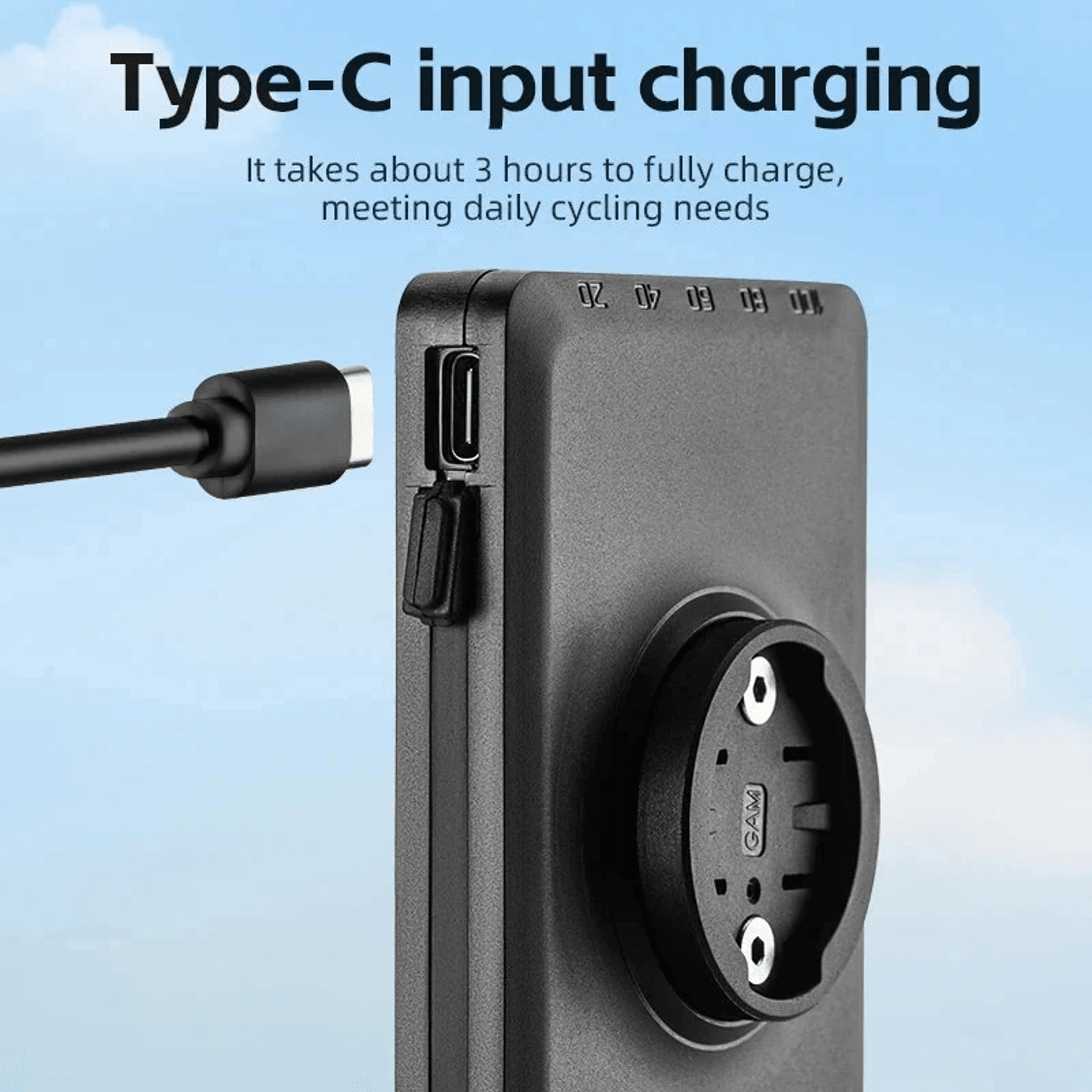 Bike Headlight With Power Bank Light Modes And Waterproofing 4
