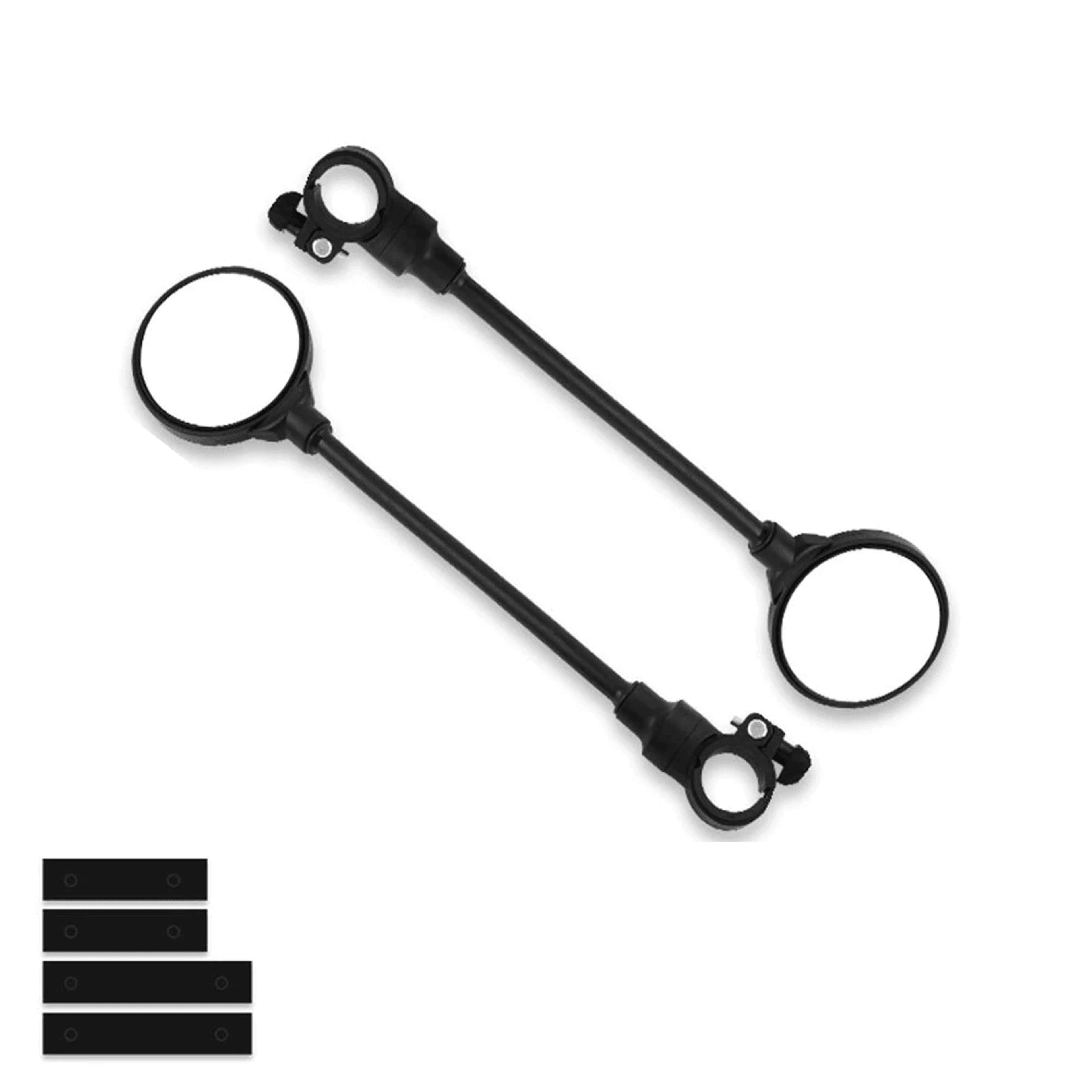Bicycle Rearview Mirror Degree Adjustable Wide Angle Shockproof Convex Handlebar Mirror 7