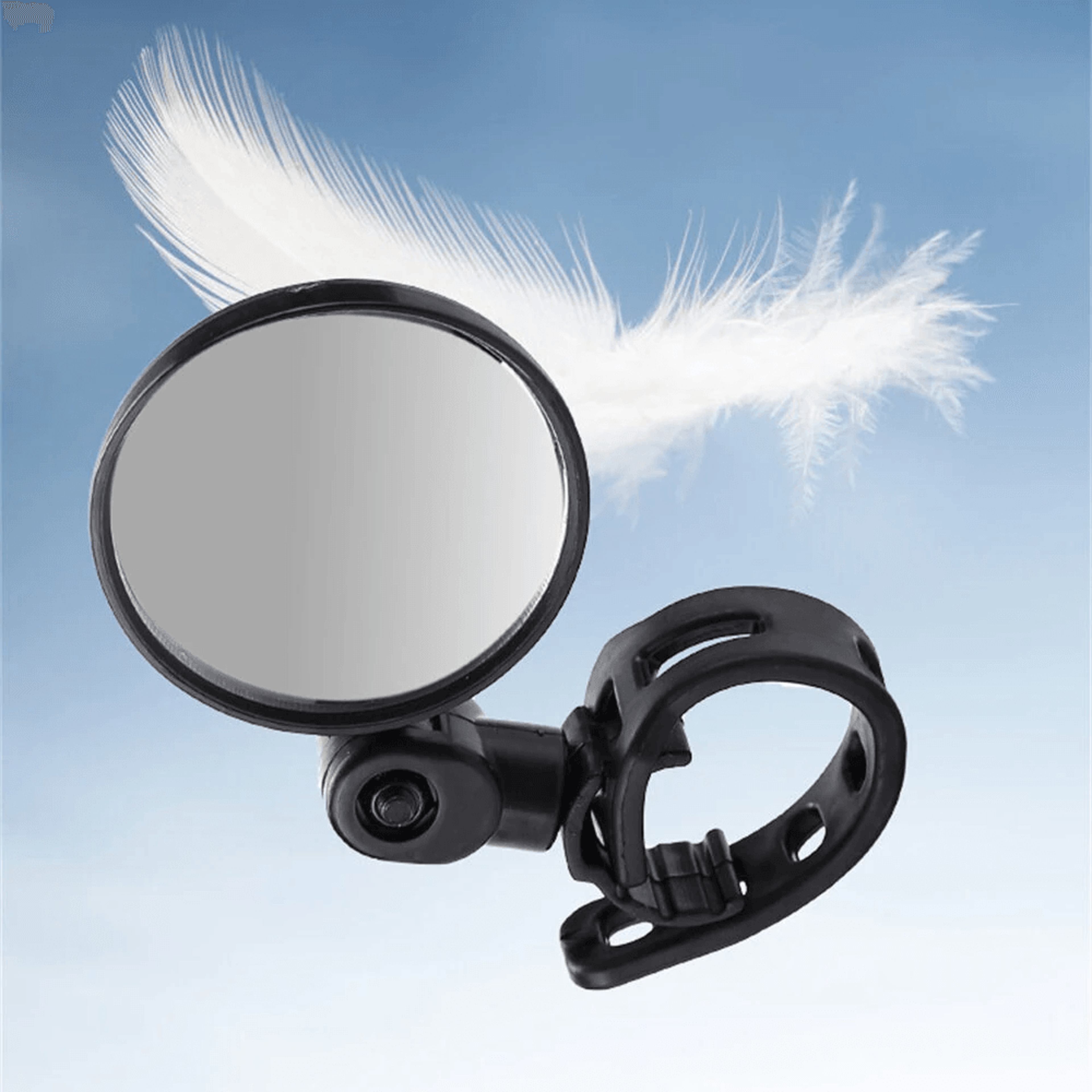 Adjustable Bicycle Rearview Mirror Set With Convex Wide Angle View 4