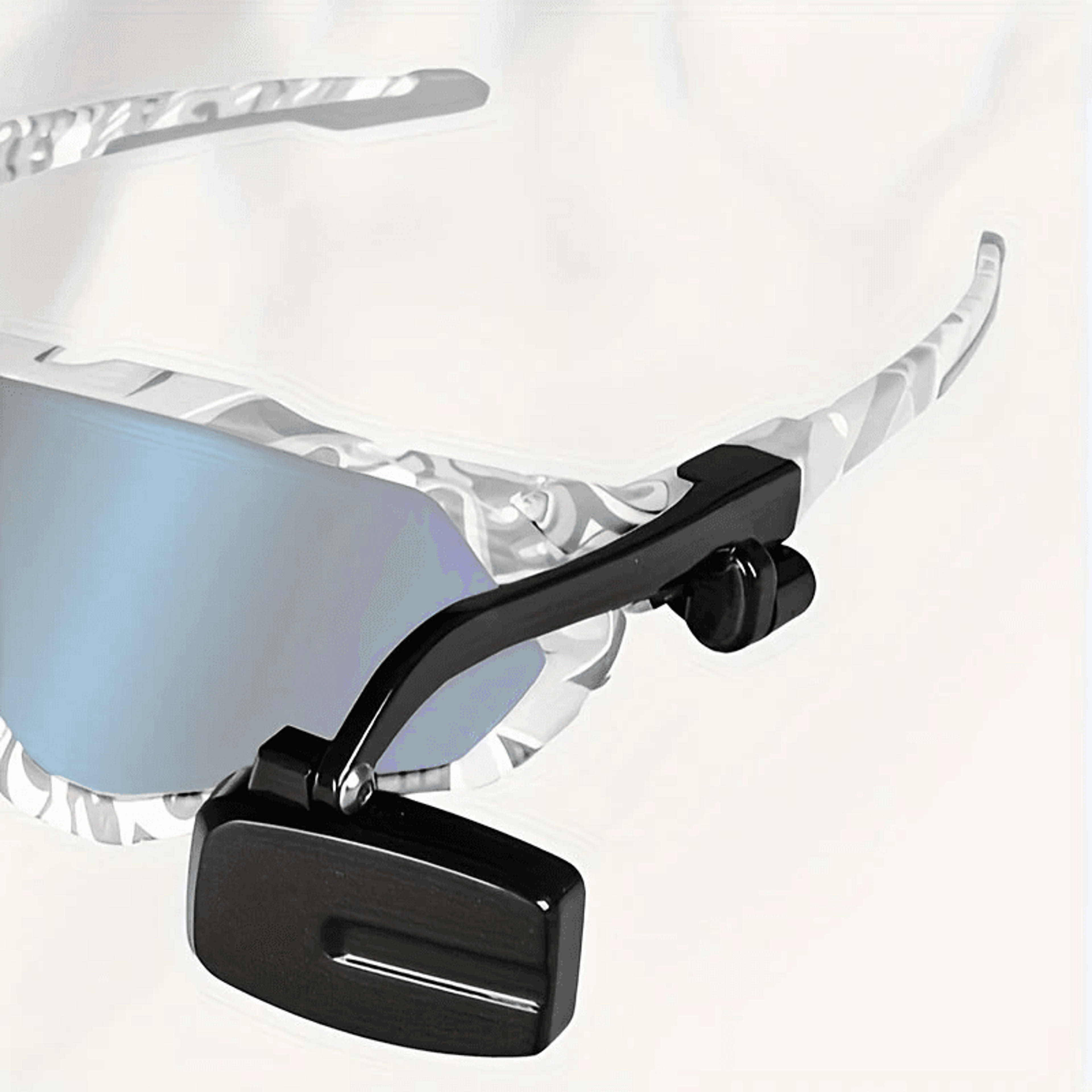 Cycling Glasses With Adjustable Rearview Mirror Wide Angle Bike Riding Goggles 4