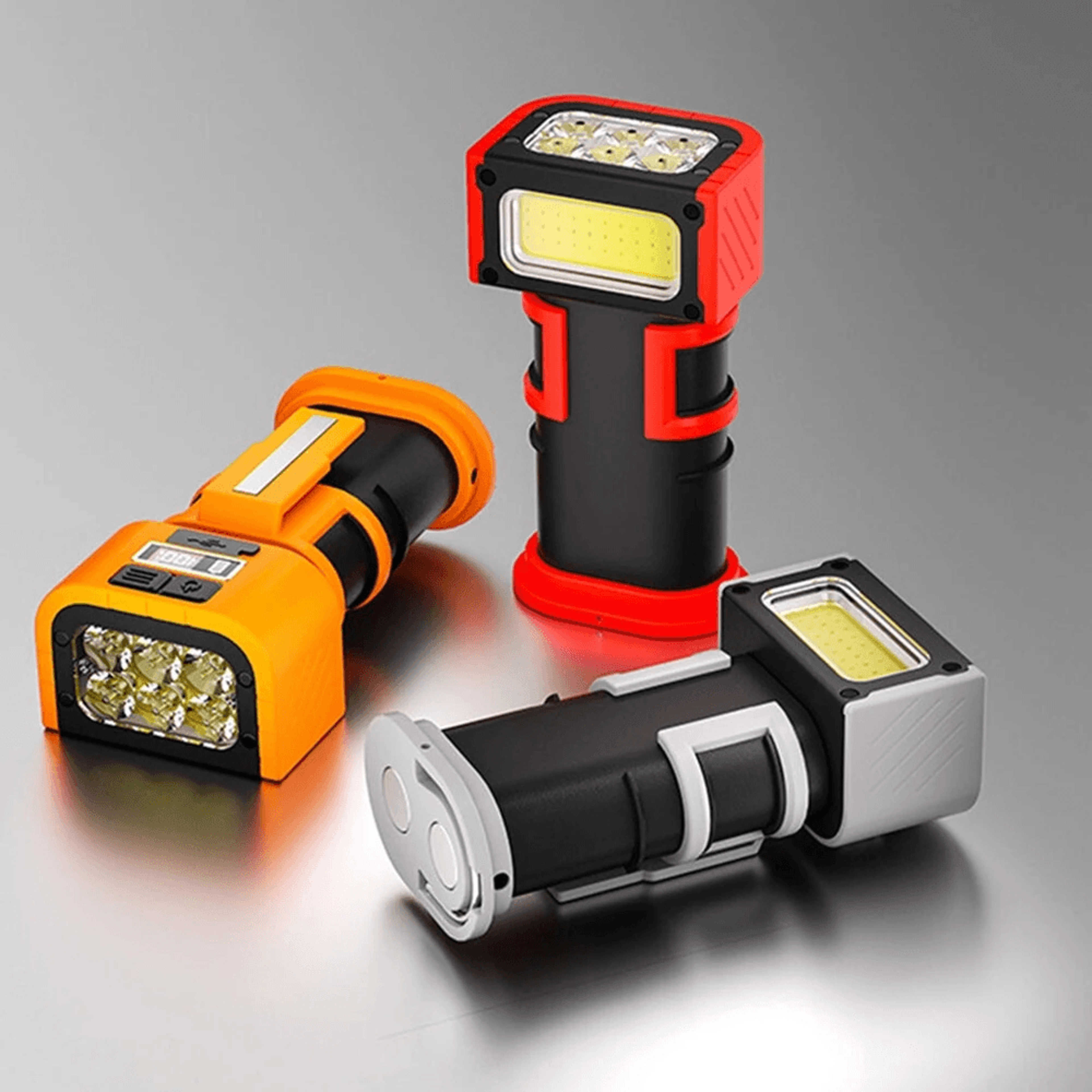 Portable Magnetic Rechargeable LED Work Light With Rotating Head 1