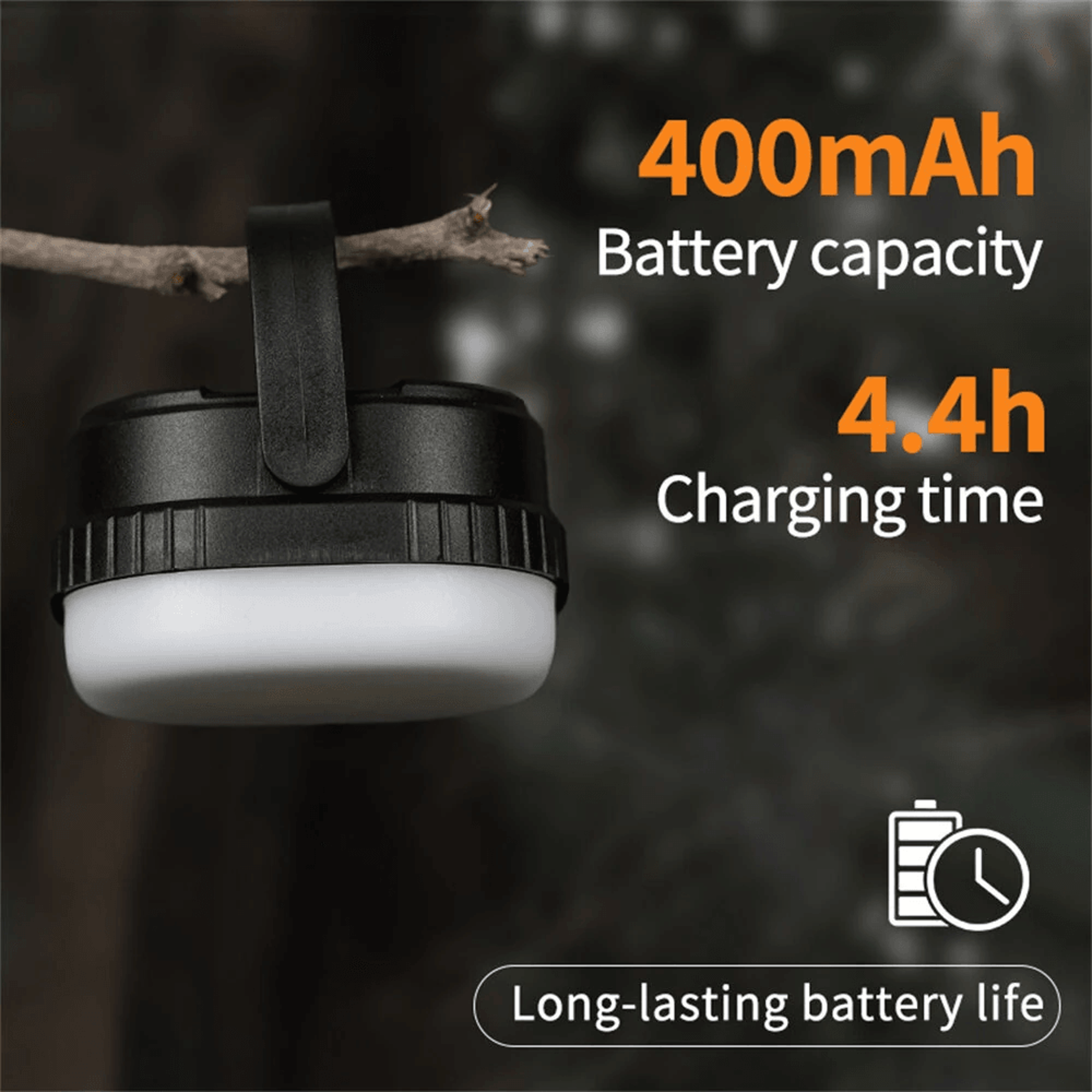 Rechargeable Mini Camping Light With Magnetic Base And Adjustable Brightness 2