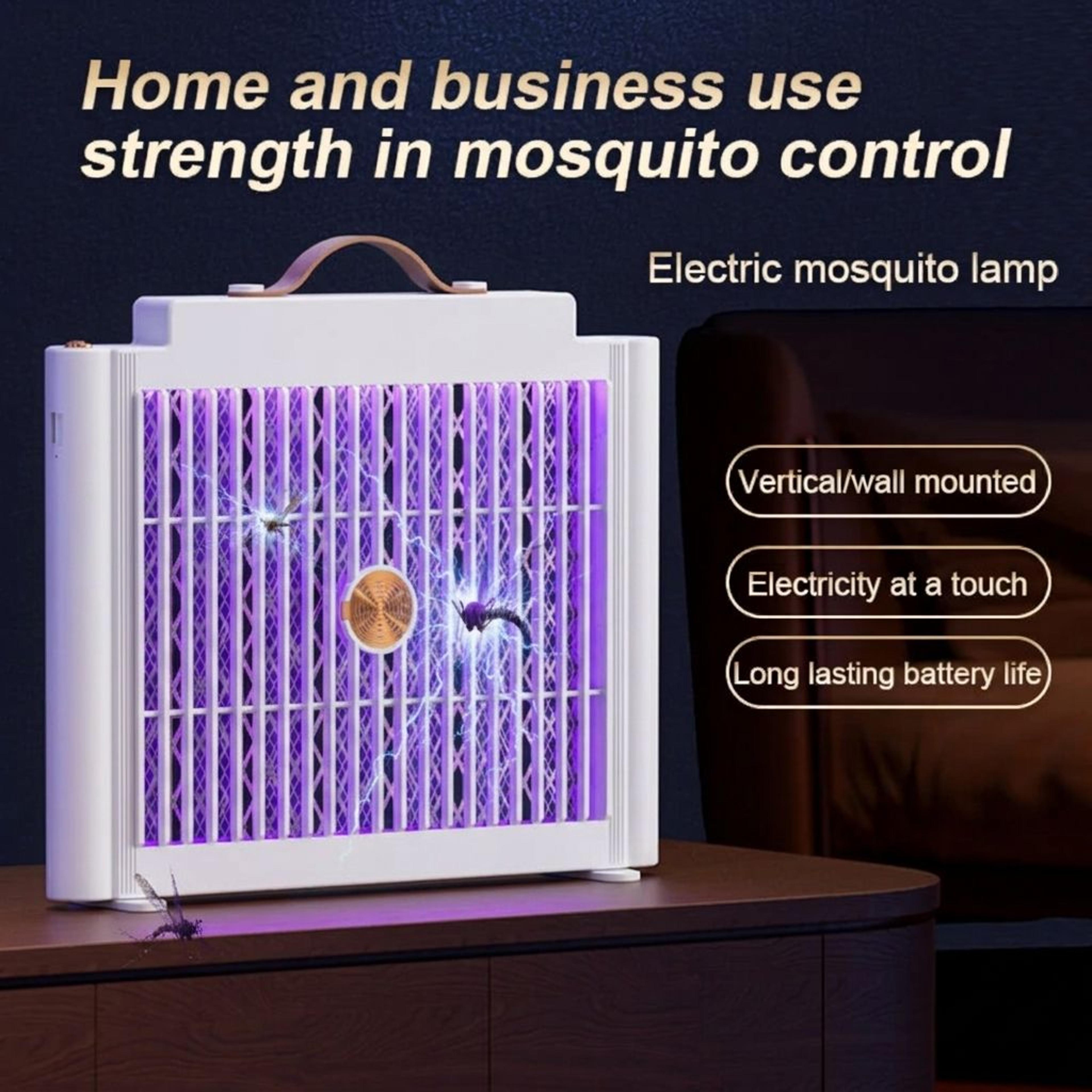 Cordless Rechargeable Mosquito Bug Zapper With UV Light And Battery 1