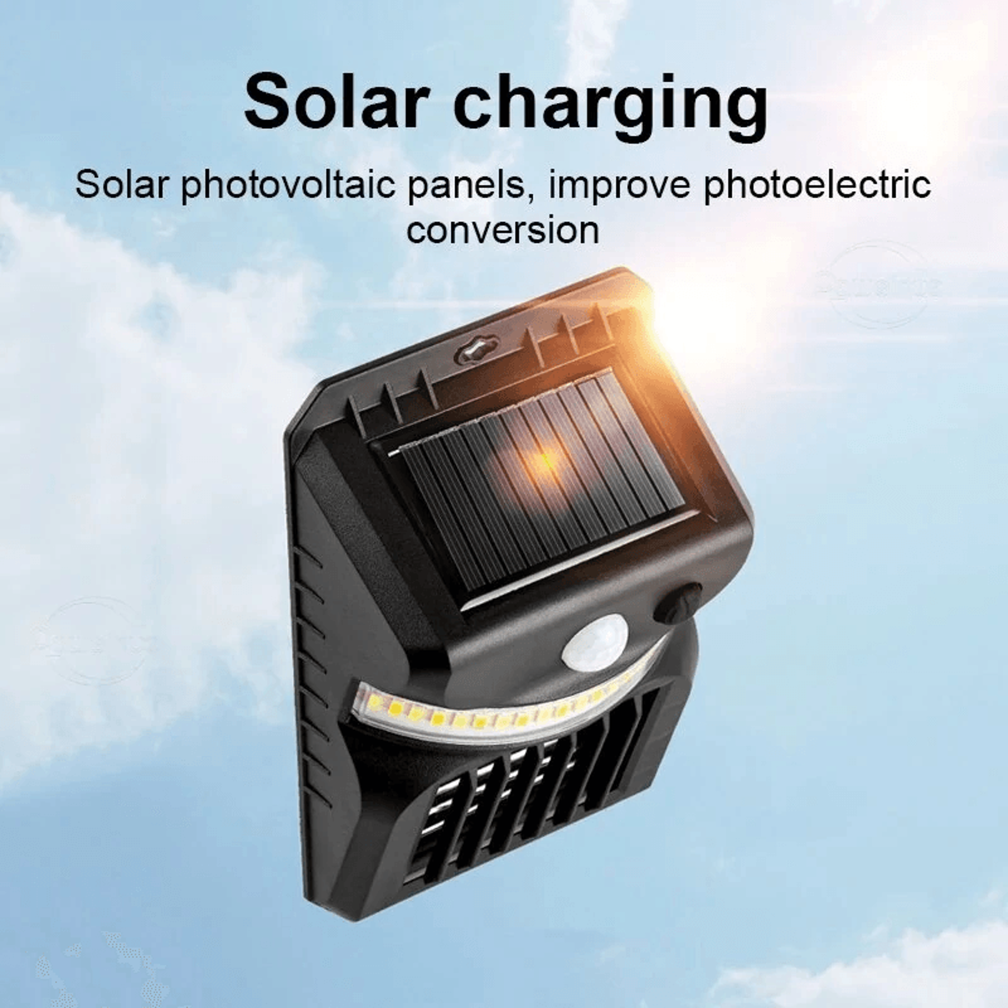 Solar Mosquito Zapper Wall Light With Motion Sensor And Dual Color Lighting 8