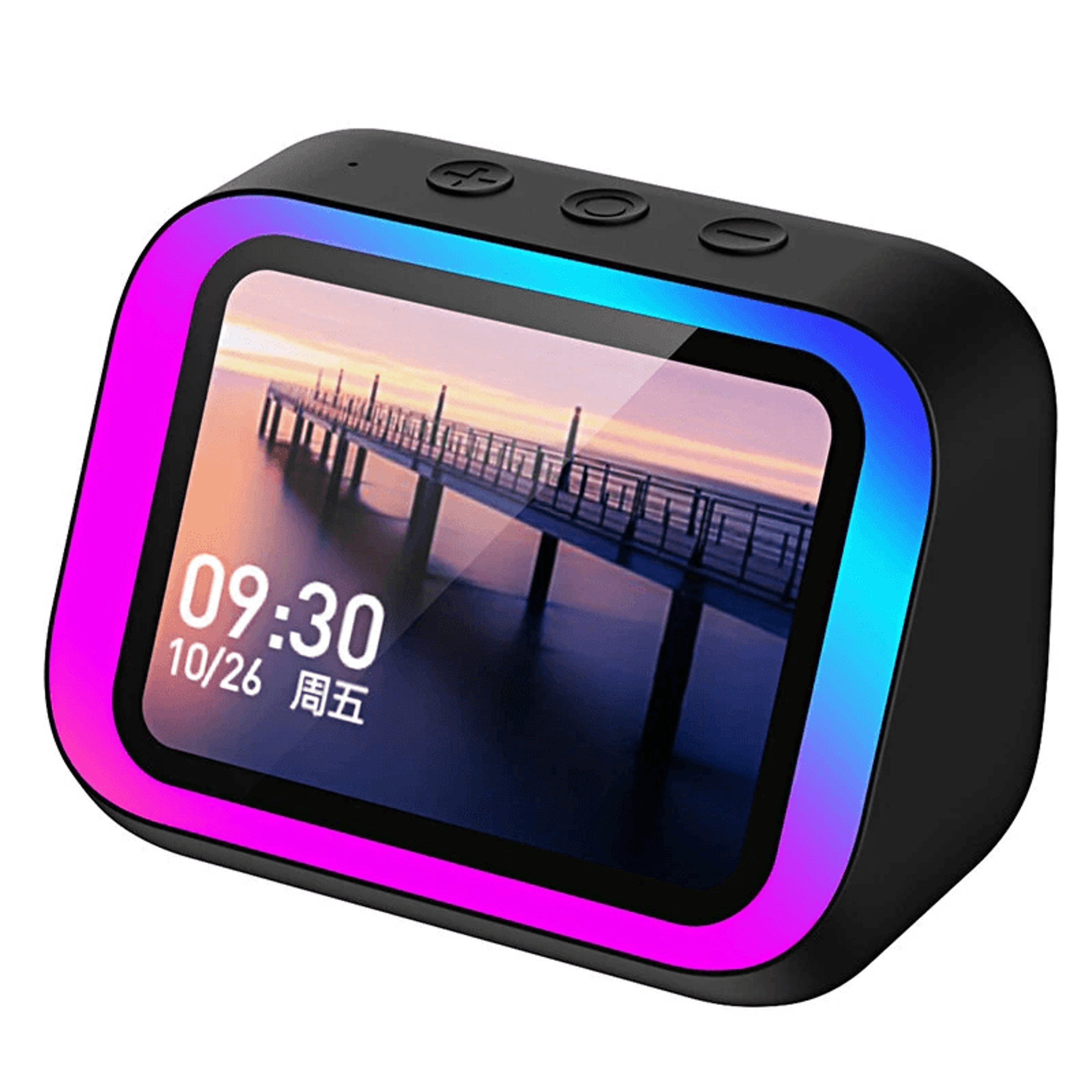 Smart Bluetooth Speaker With Display RGB Lights And Voice Assistant 6