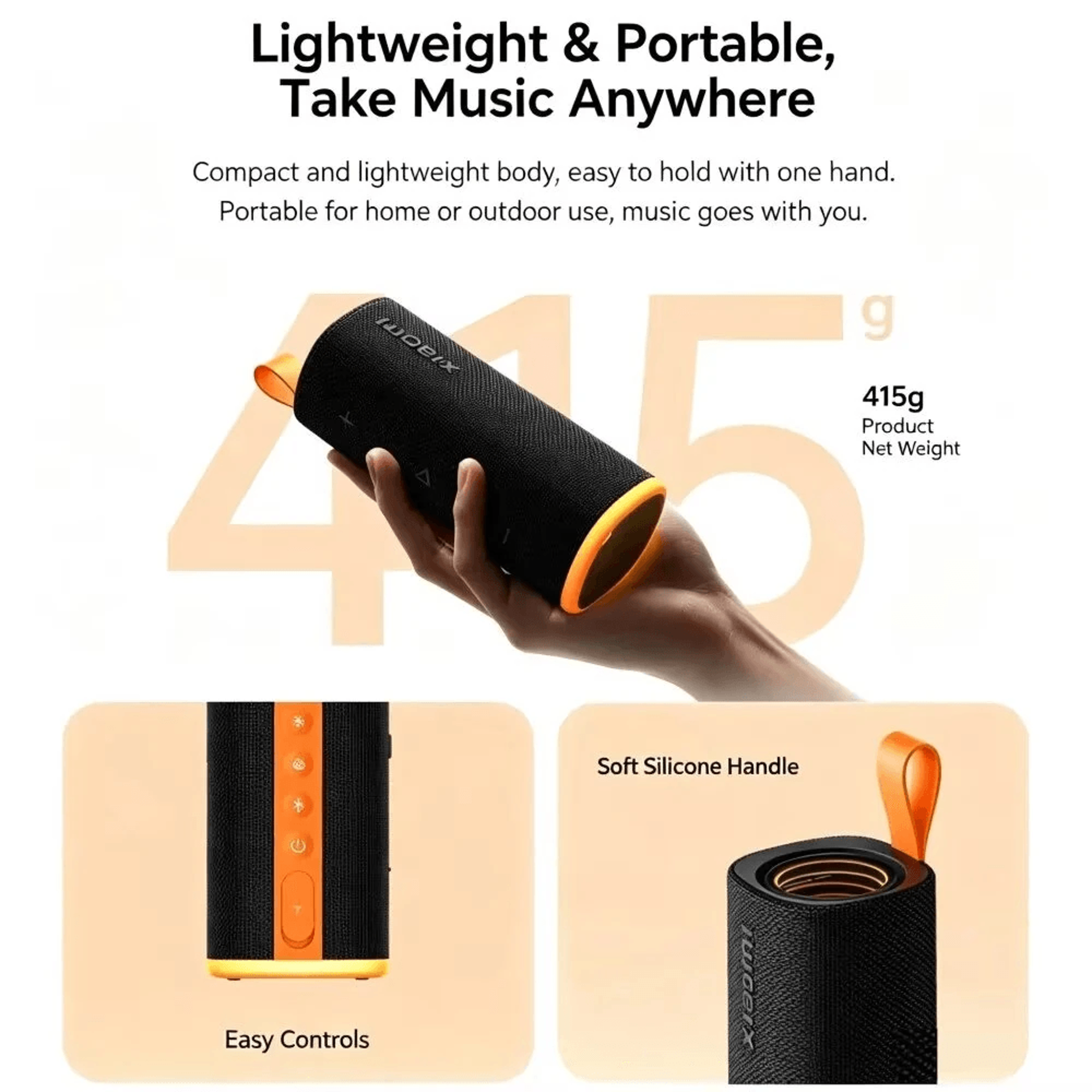 Bluetooth Speaker With Waterproofing And Hour Playback 1