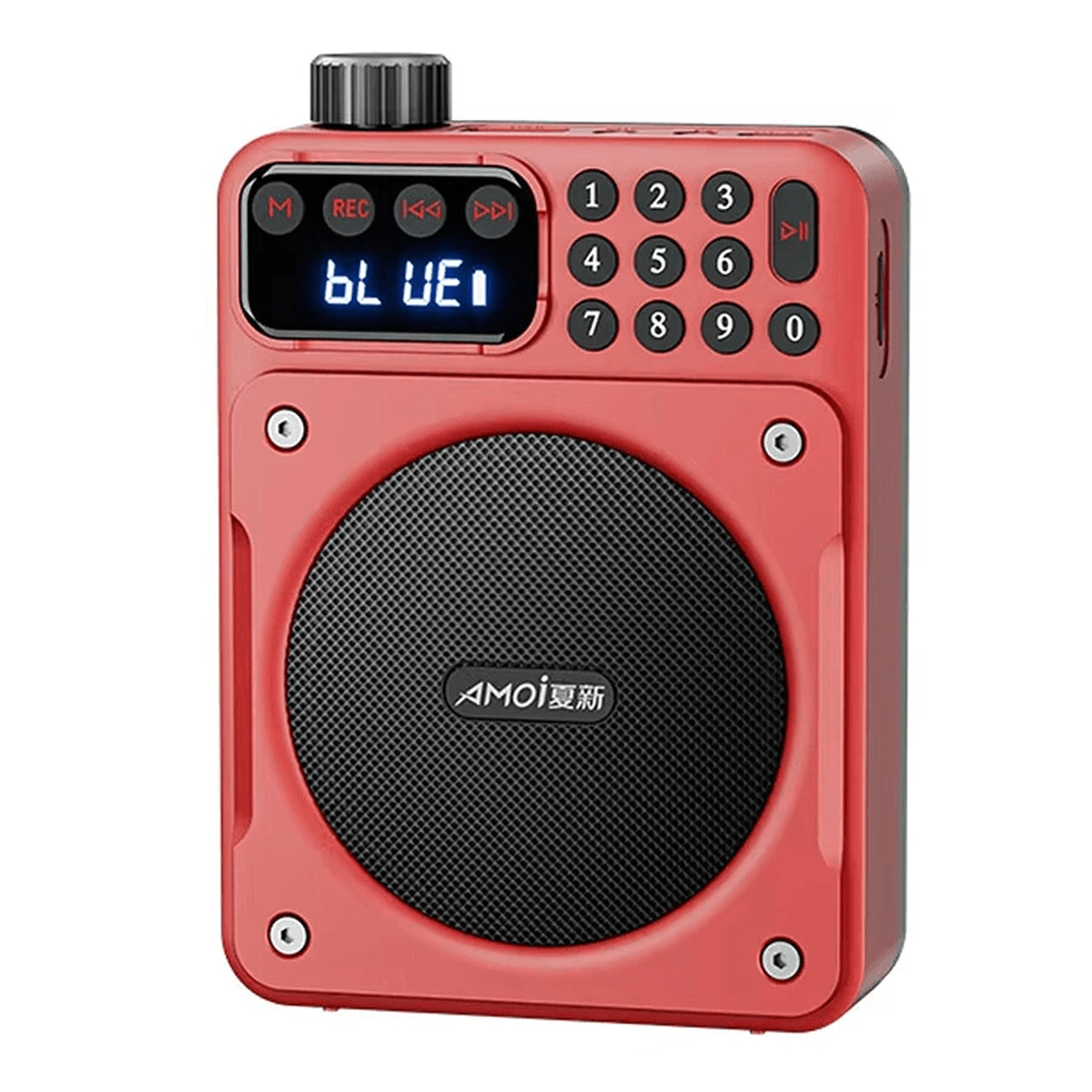 bluetooth speaker with digital fm radio dual speakers and battery
