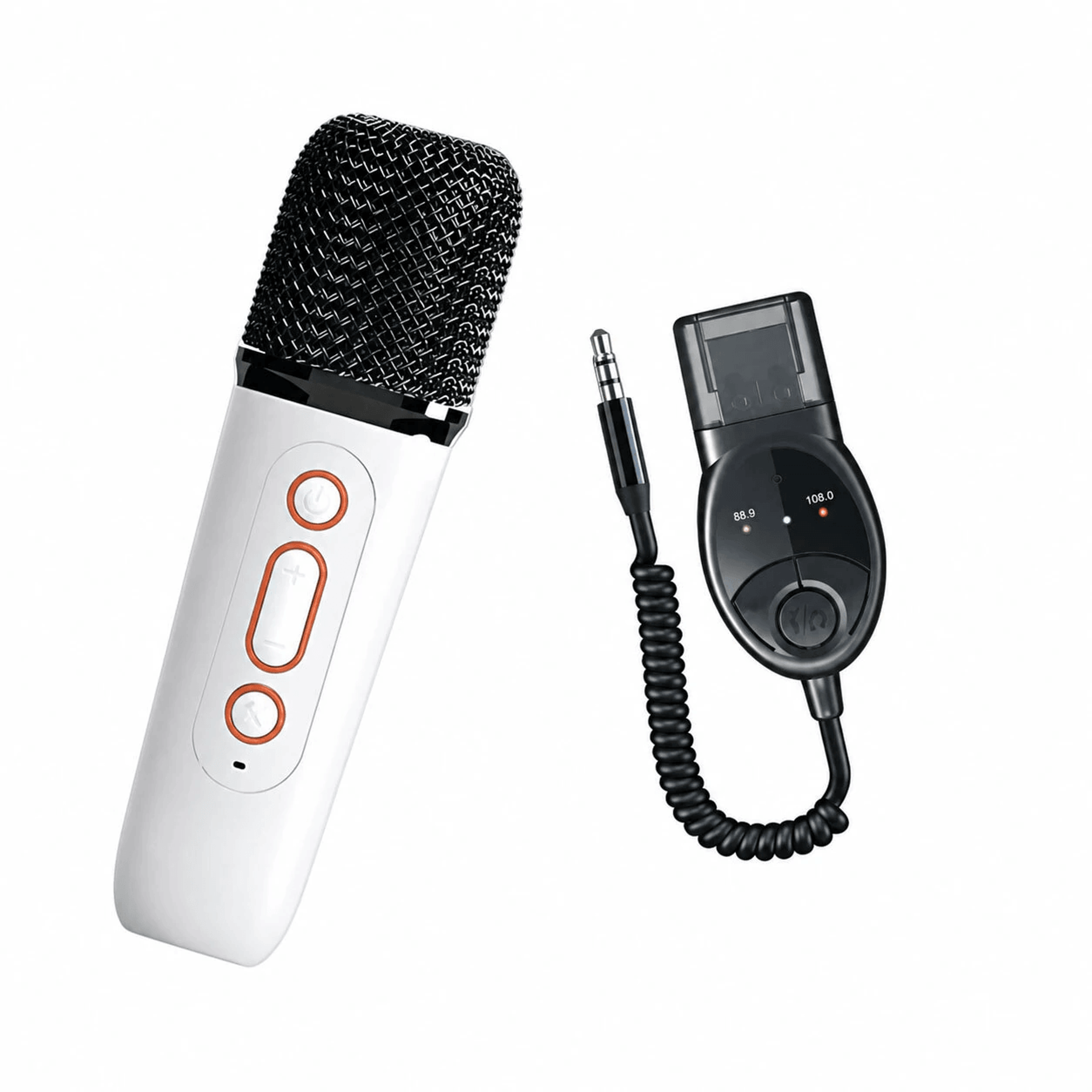 Wireless Karaoke Microphone Set With Bluetooth Receiver And Vocal Removal 6