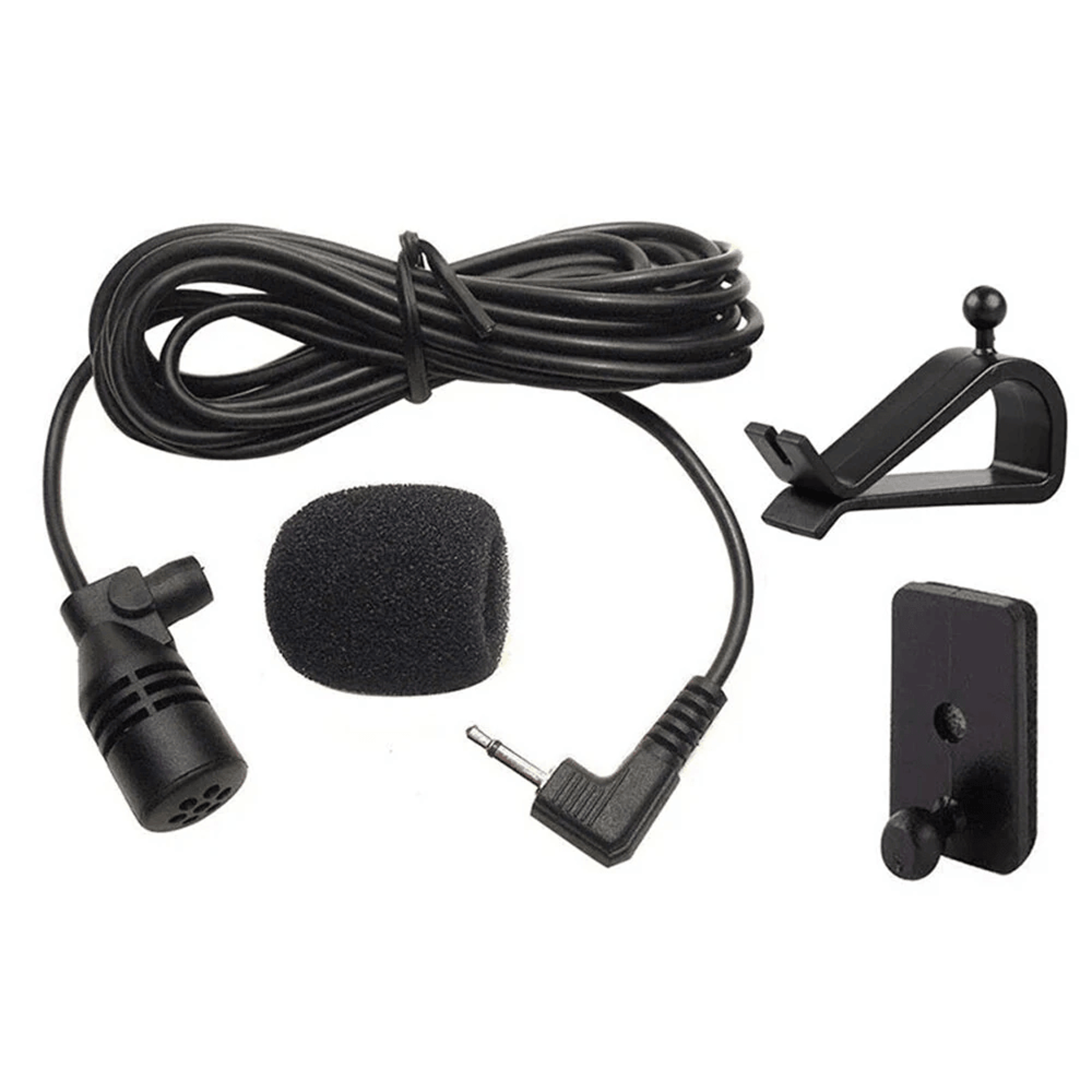 Car Audio Microphone With Plug Cable And Dual Mounting Options 4