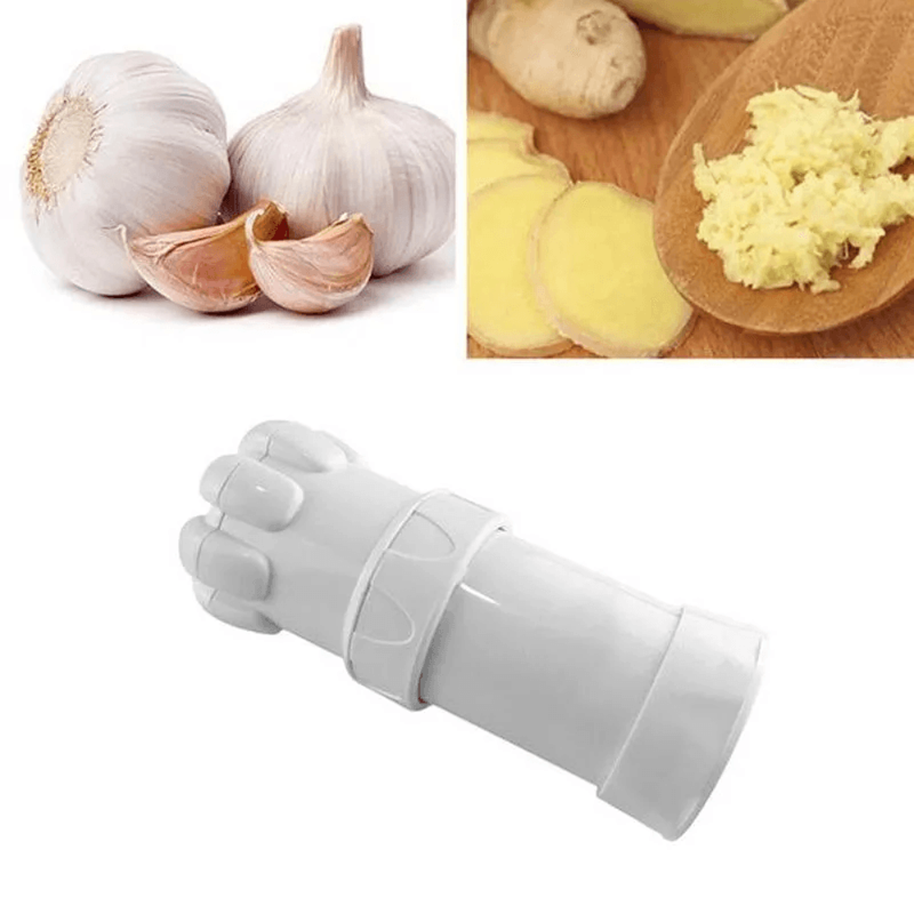 Multifunction Garlic Press And Chopper With Twist Design For Kitchen Food Prep 4