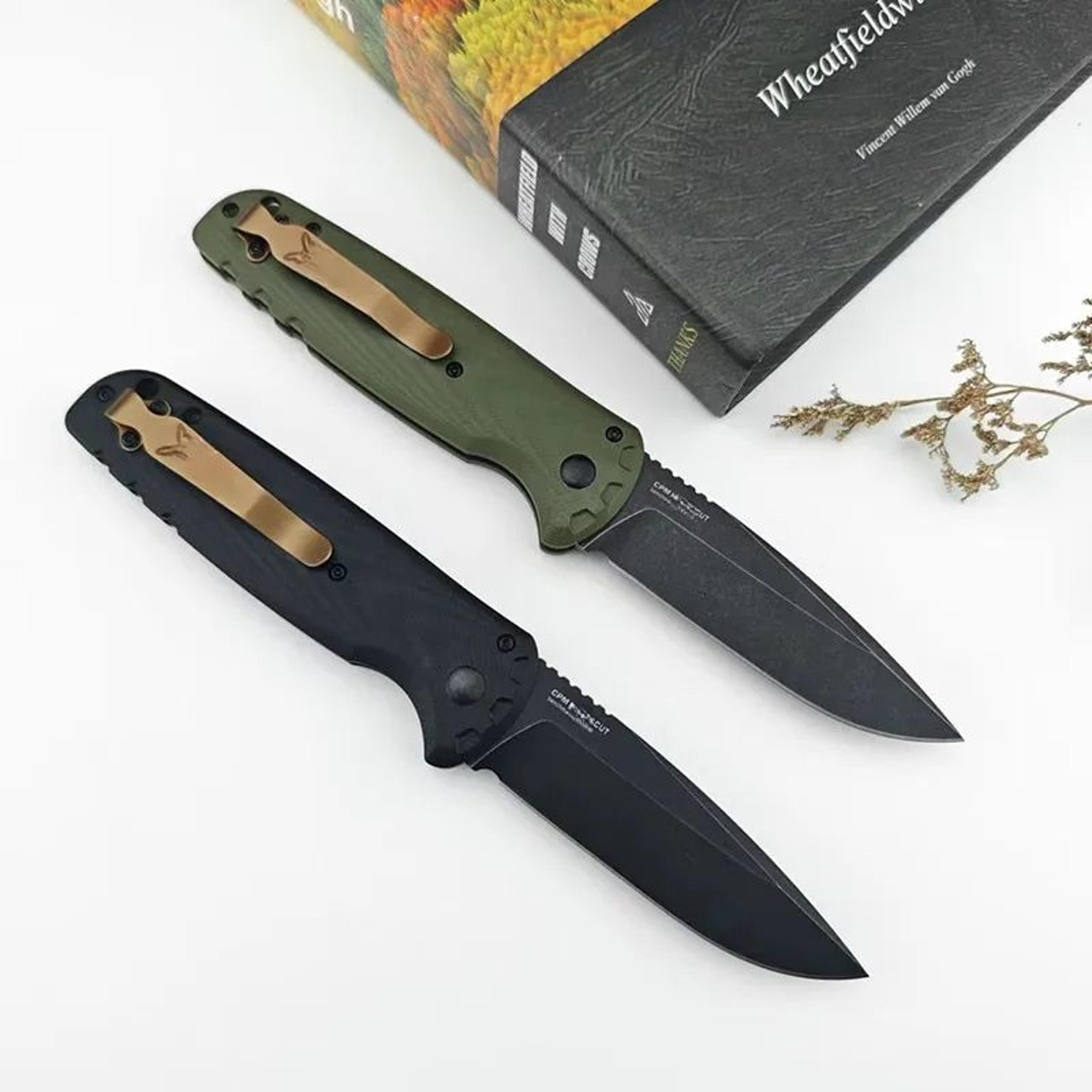 BM Folding Pocket Knife With Steel Blade And Handle For Camping And EDC 5