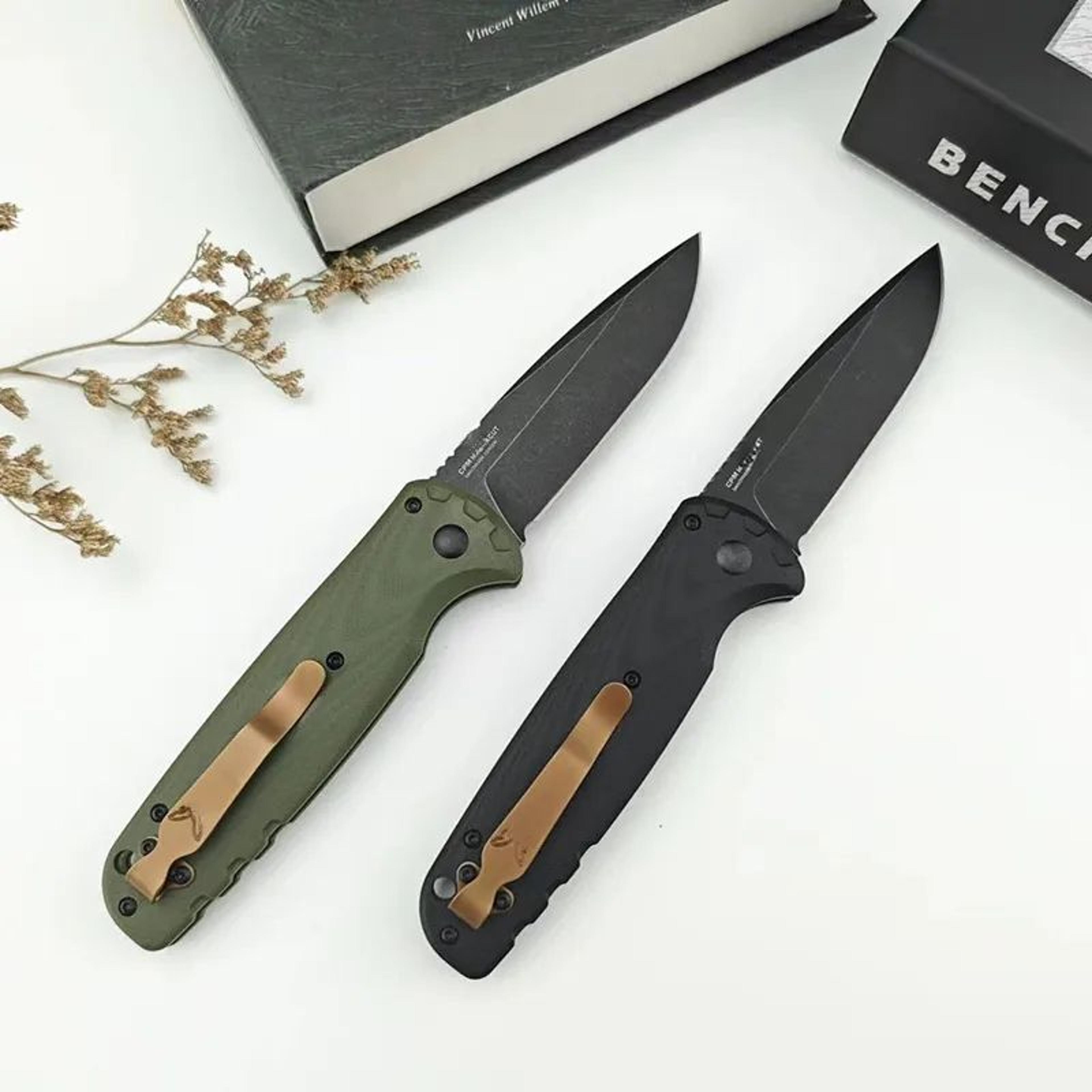 BM Folding Pocket Knife With Steel Blade And Handle For Camping And EDC 1