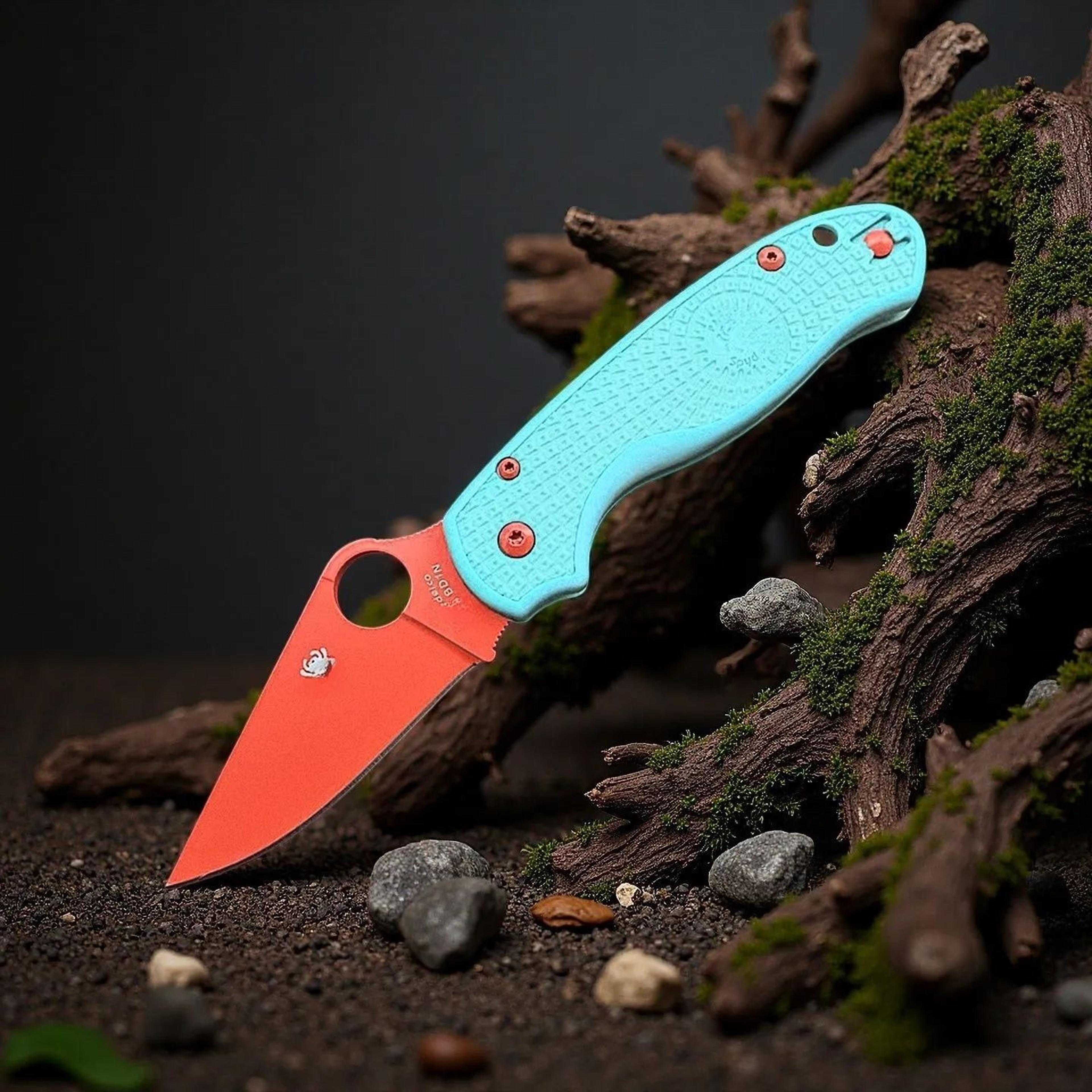 Mini Folding Pocket Knife With Steel Blade And Nylon Fiber Handle For EDC Camping 3