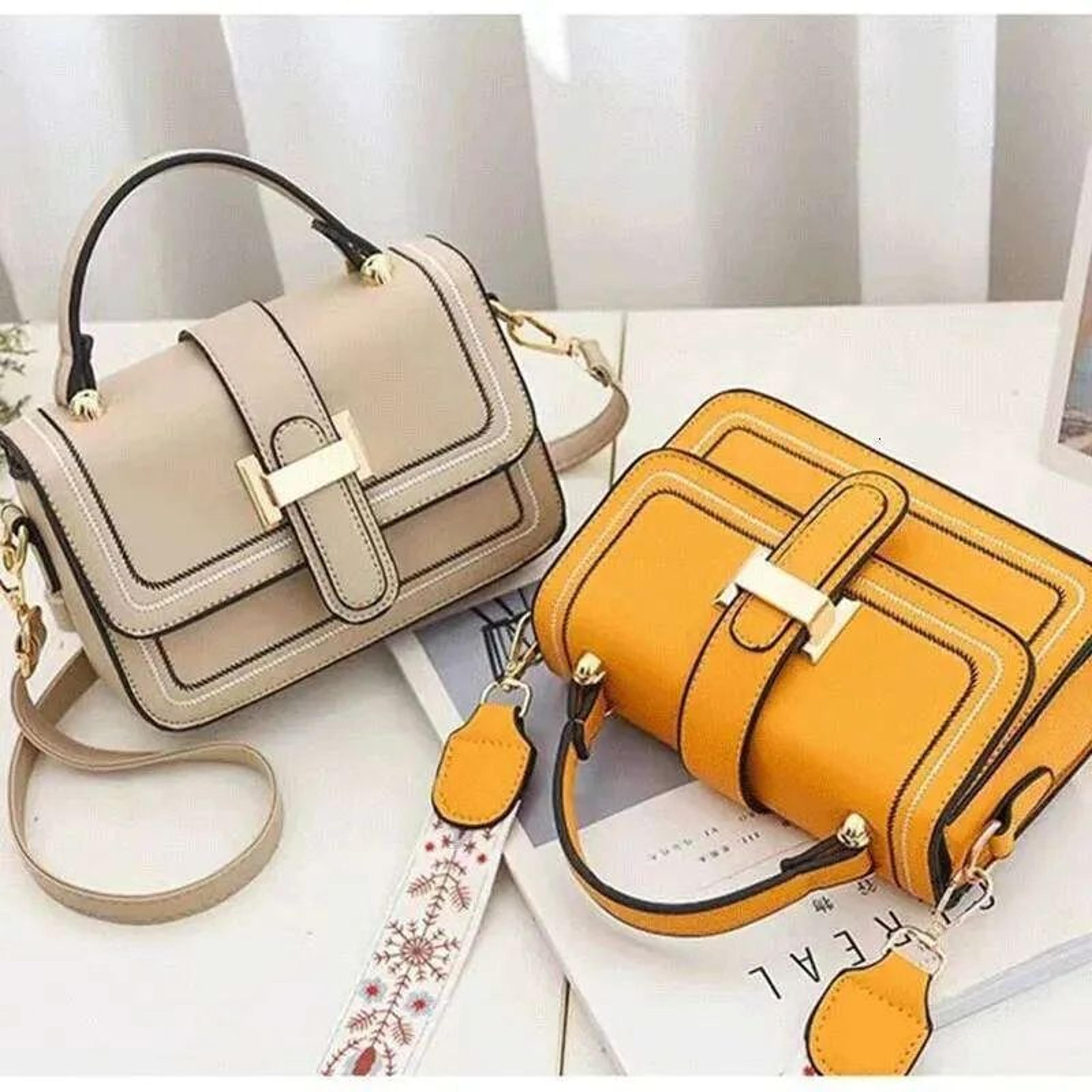 Womens Square Shoulder Handbag With Plaid Pattern And Zipper Closure 1