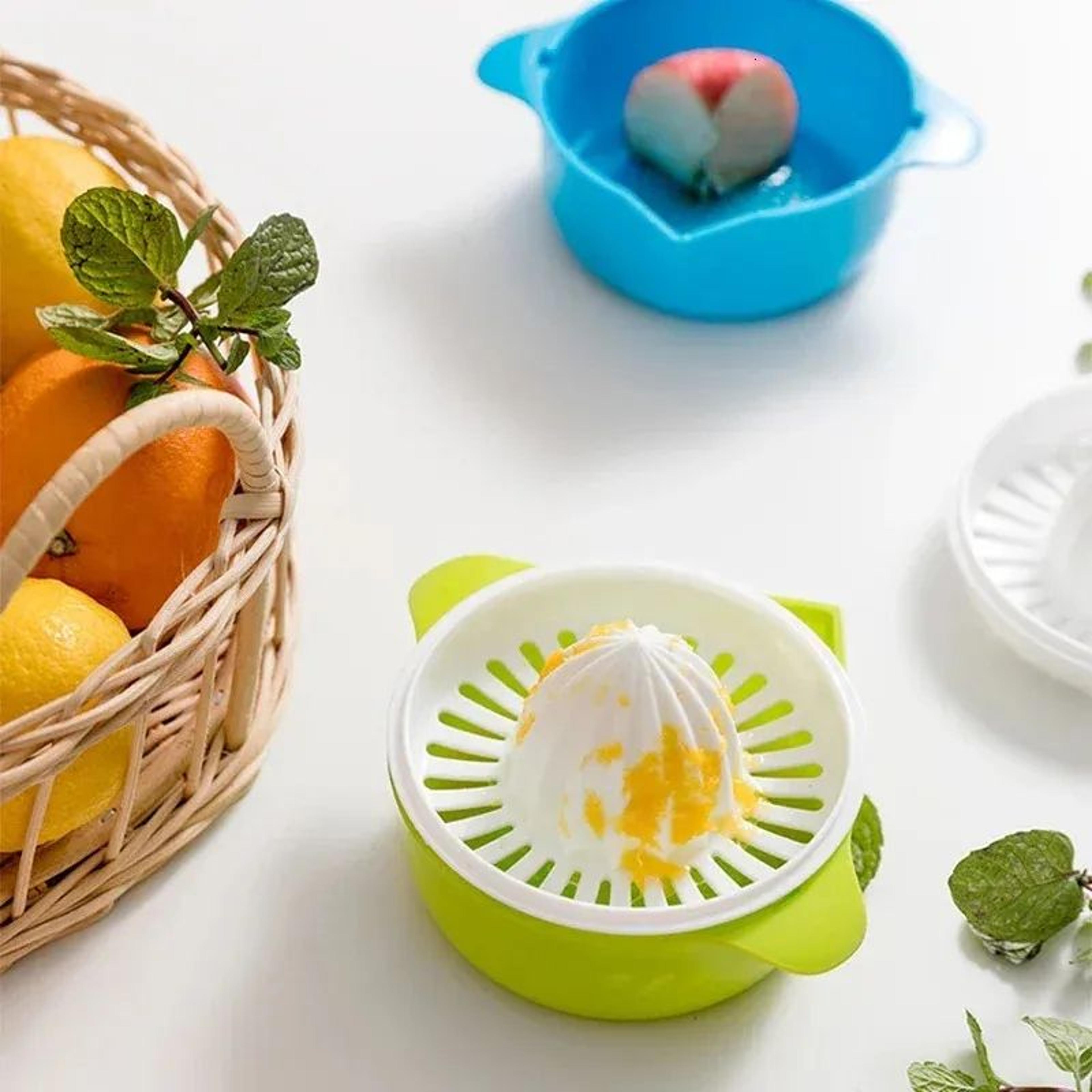 manual citrus juicer portable handheld lemon and lime squeezer
