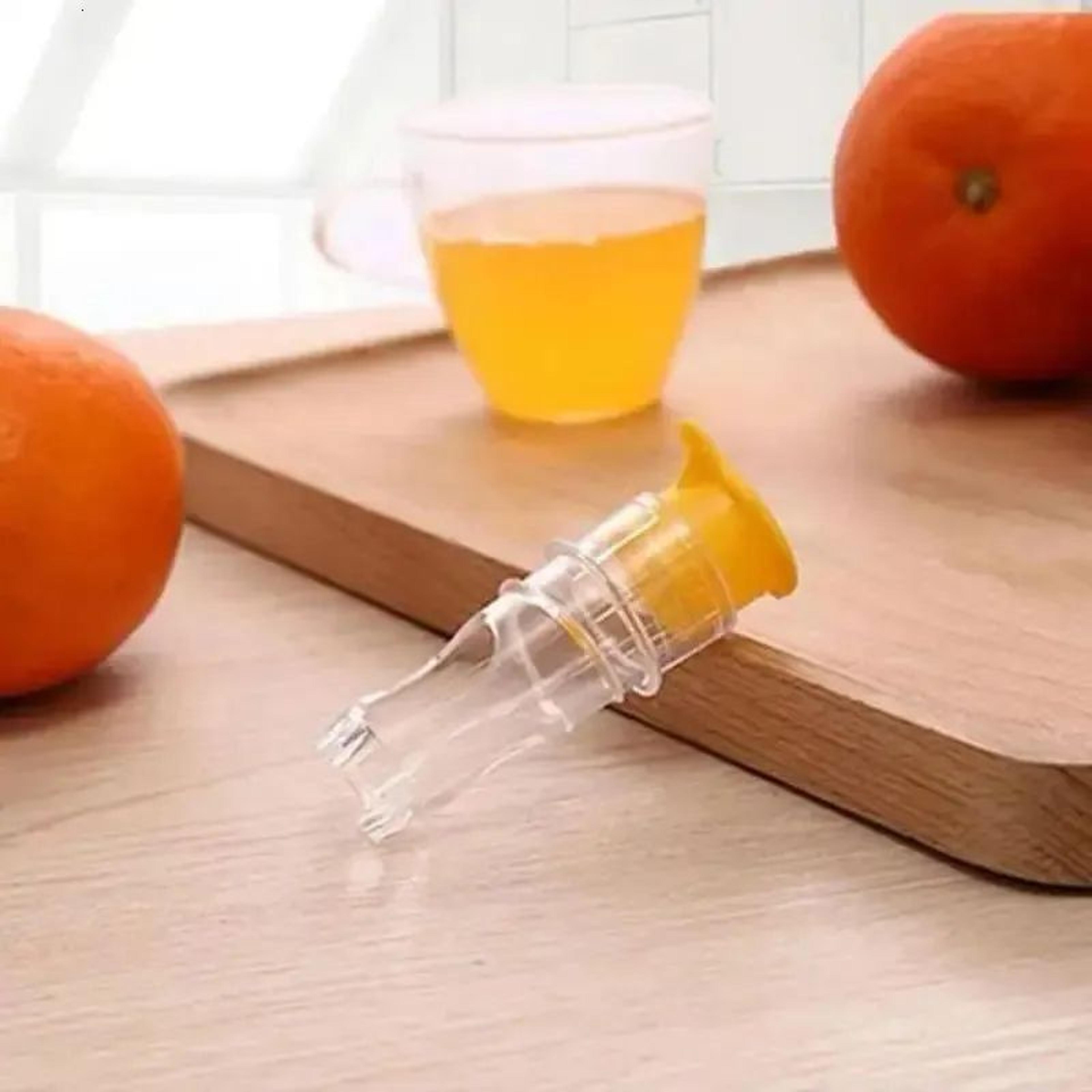 Manual Lemon Juicer Portable Mini Citrus Squeezer With Built In Filter 3