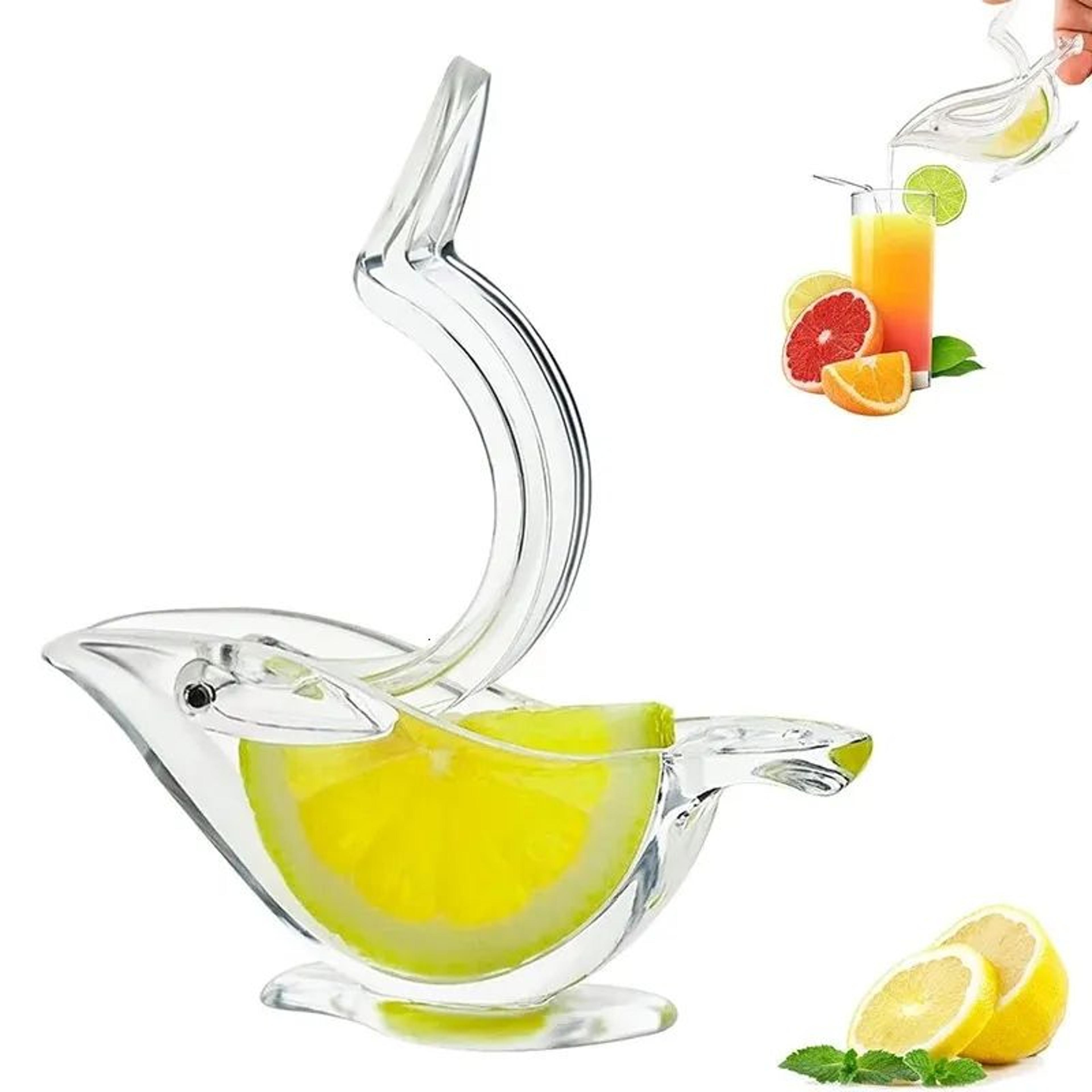 manual lemon squeezer bird shaped acrylic citrus juicer for lemons and limes