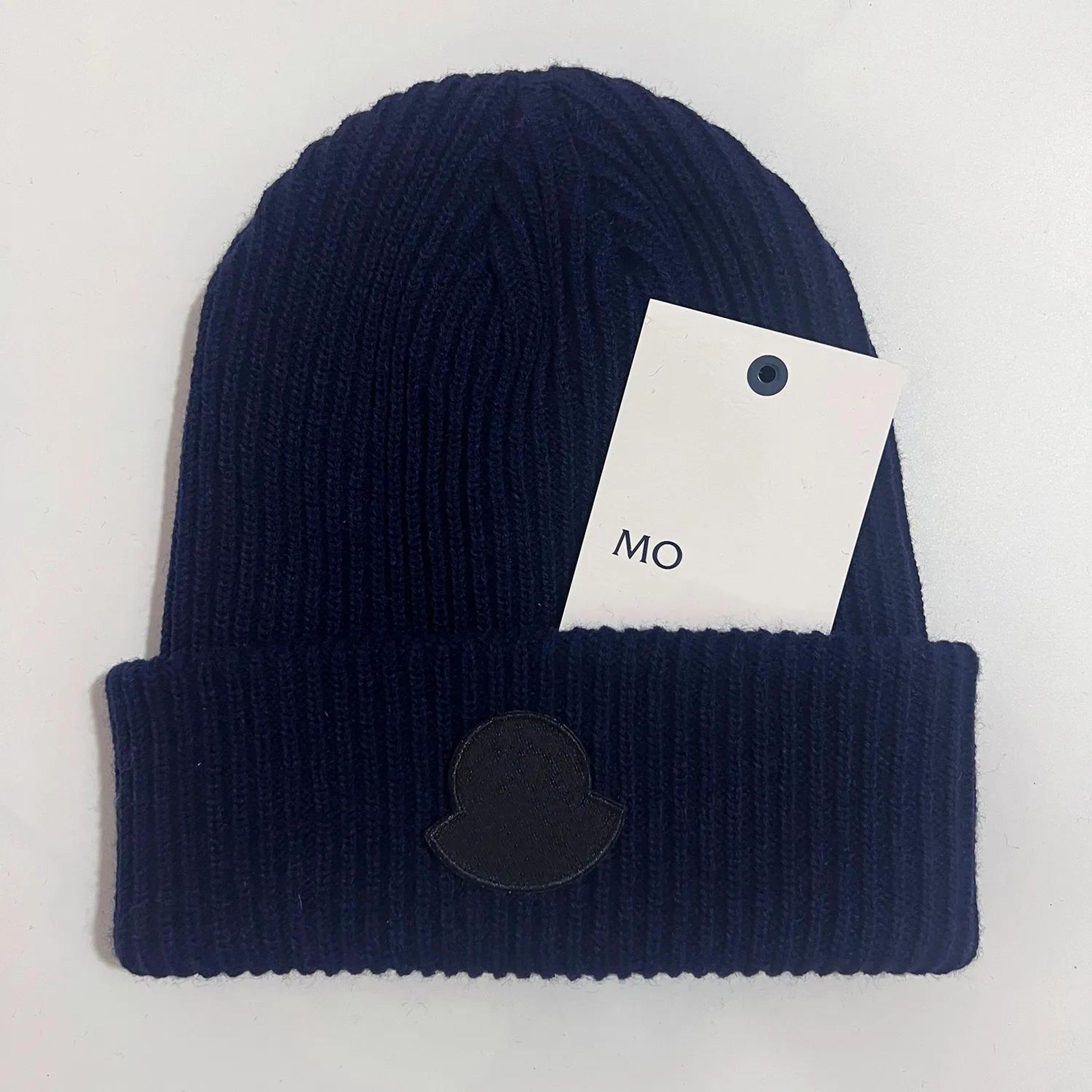 Rooster Patch Cuffed Knit Beanie Unisex Thick Ribbed Winter Hat 3