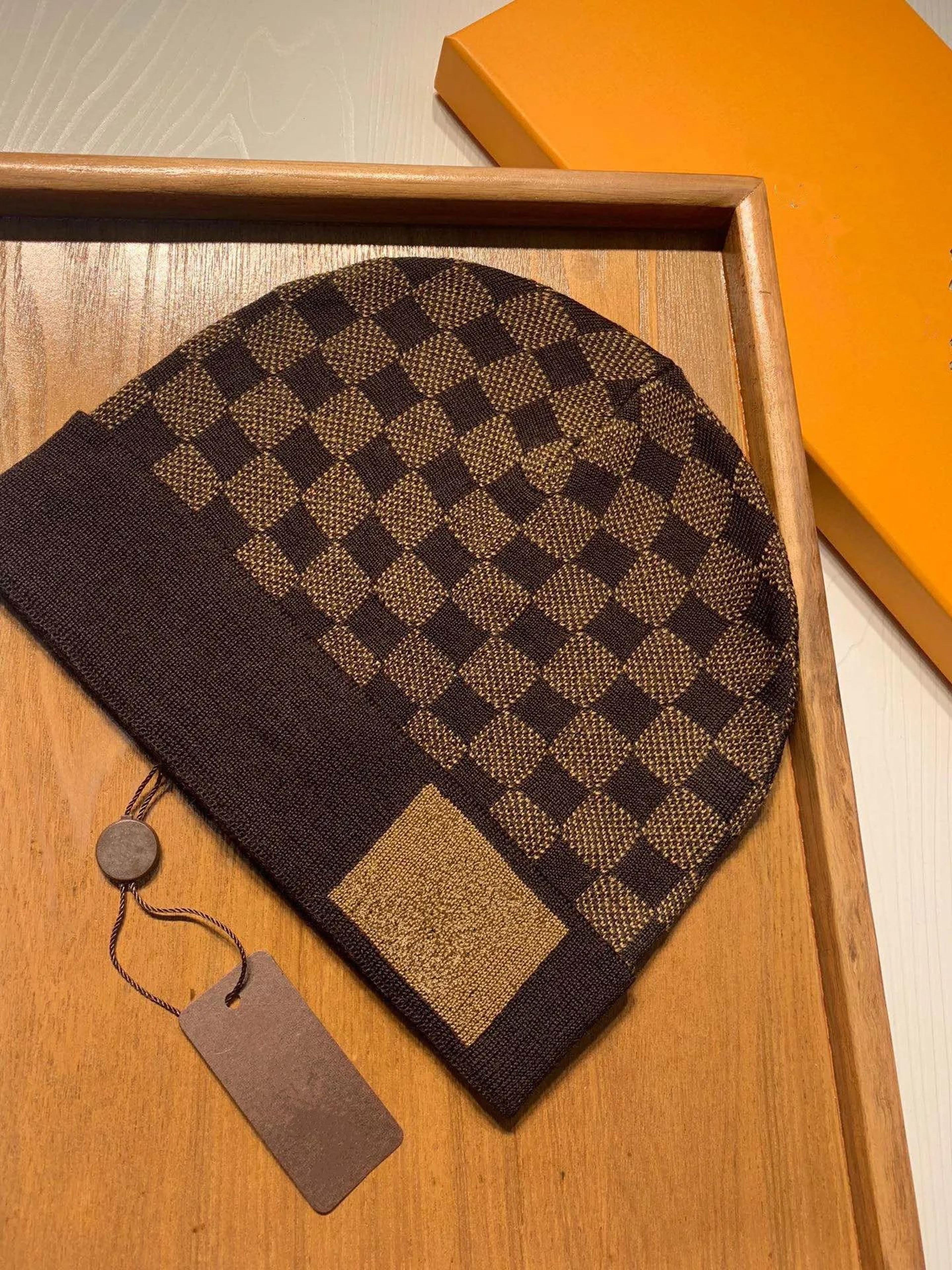 unisex woolen knit beanie hat with letter jacquard design for fall and winter