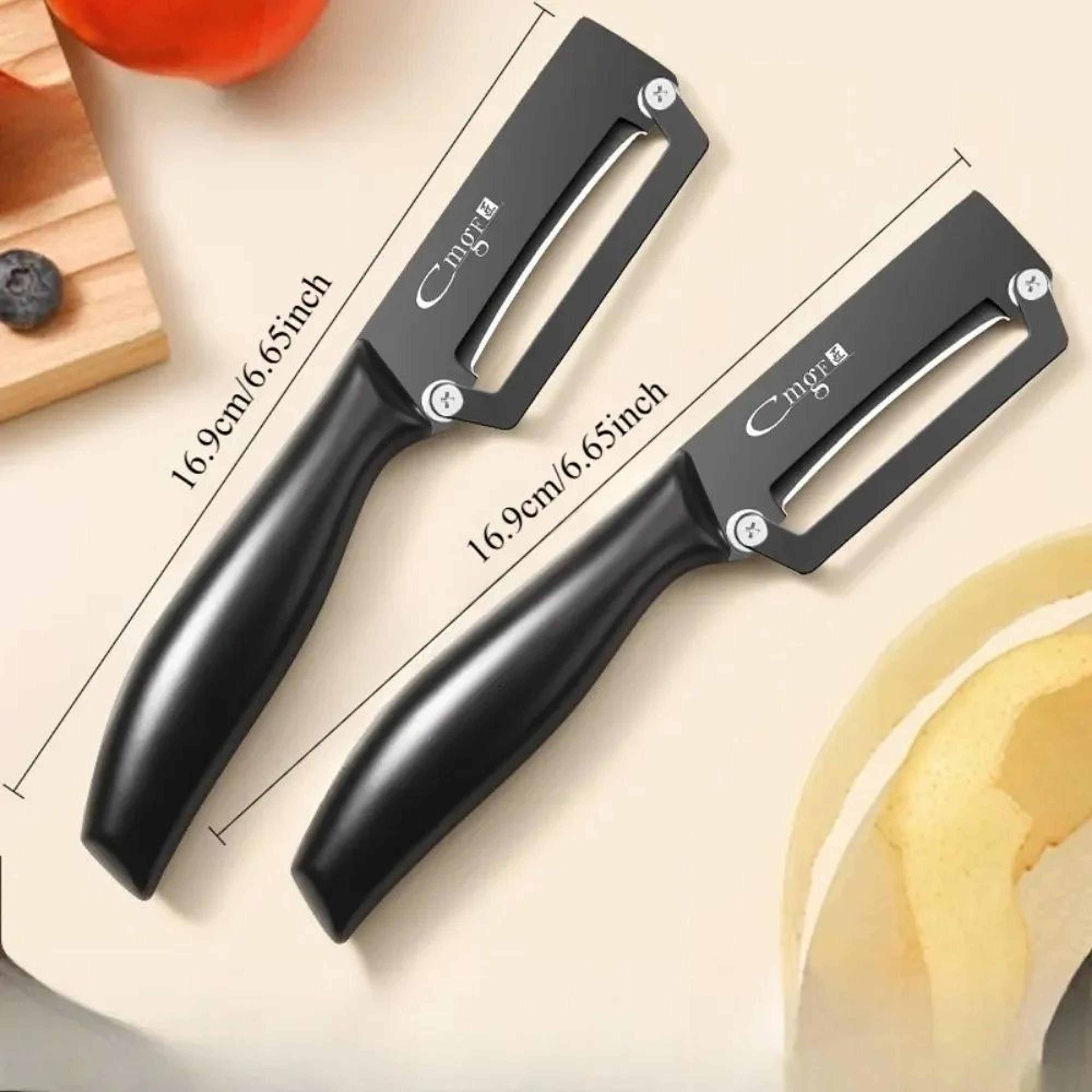 Stainless Steel Vegetable Peeler And Slicer For Potatoes Carrots And Fruits 6