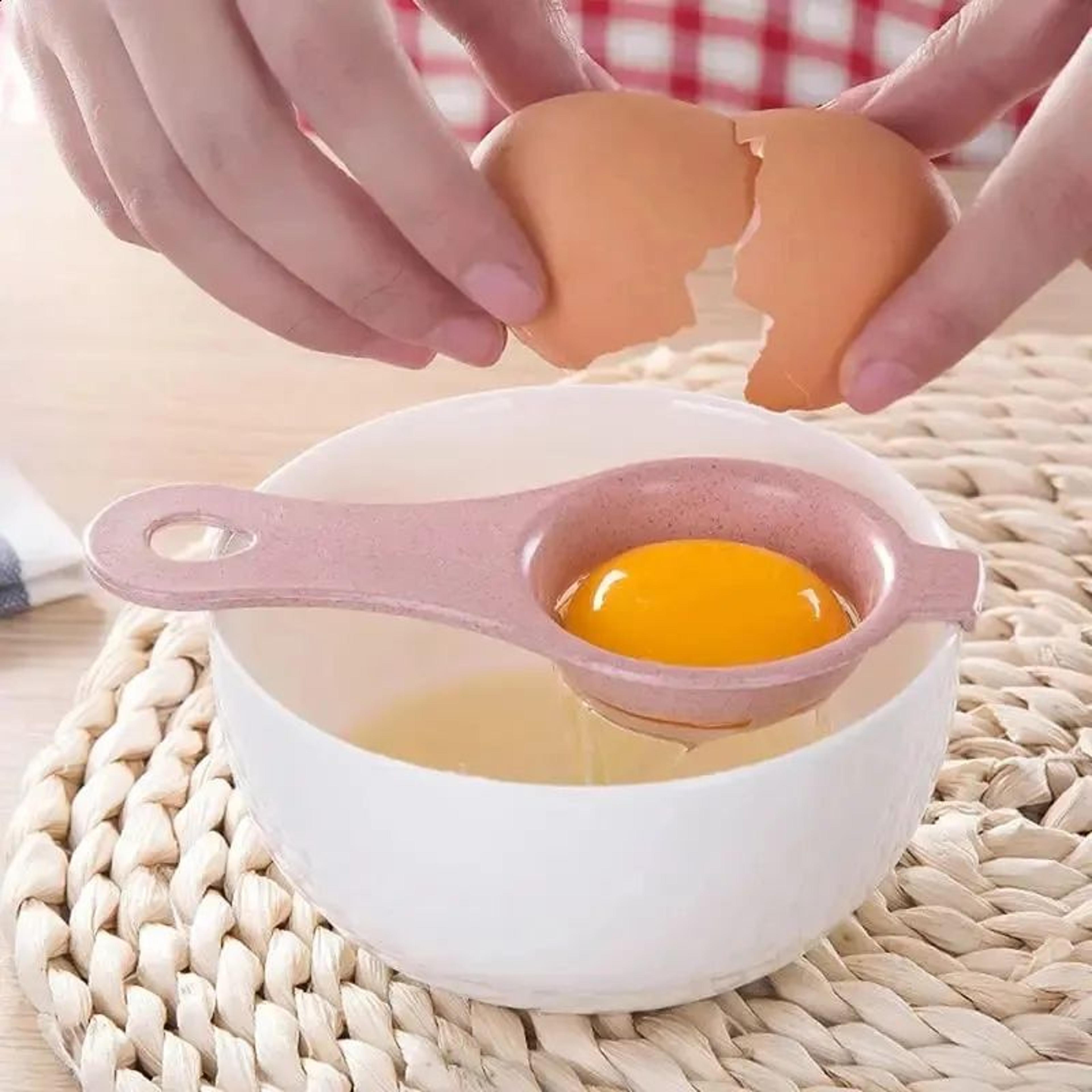 Egg Separator Ceramic Yolk And White Divider With Wheat Stalk Design 3