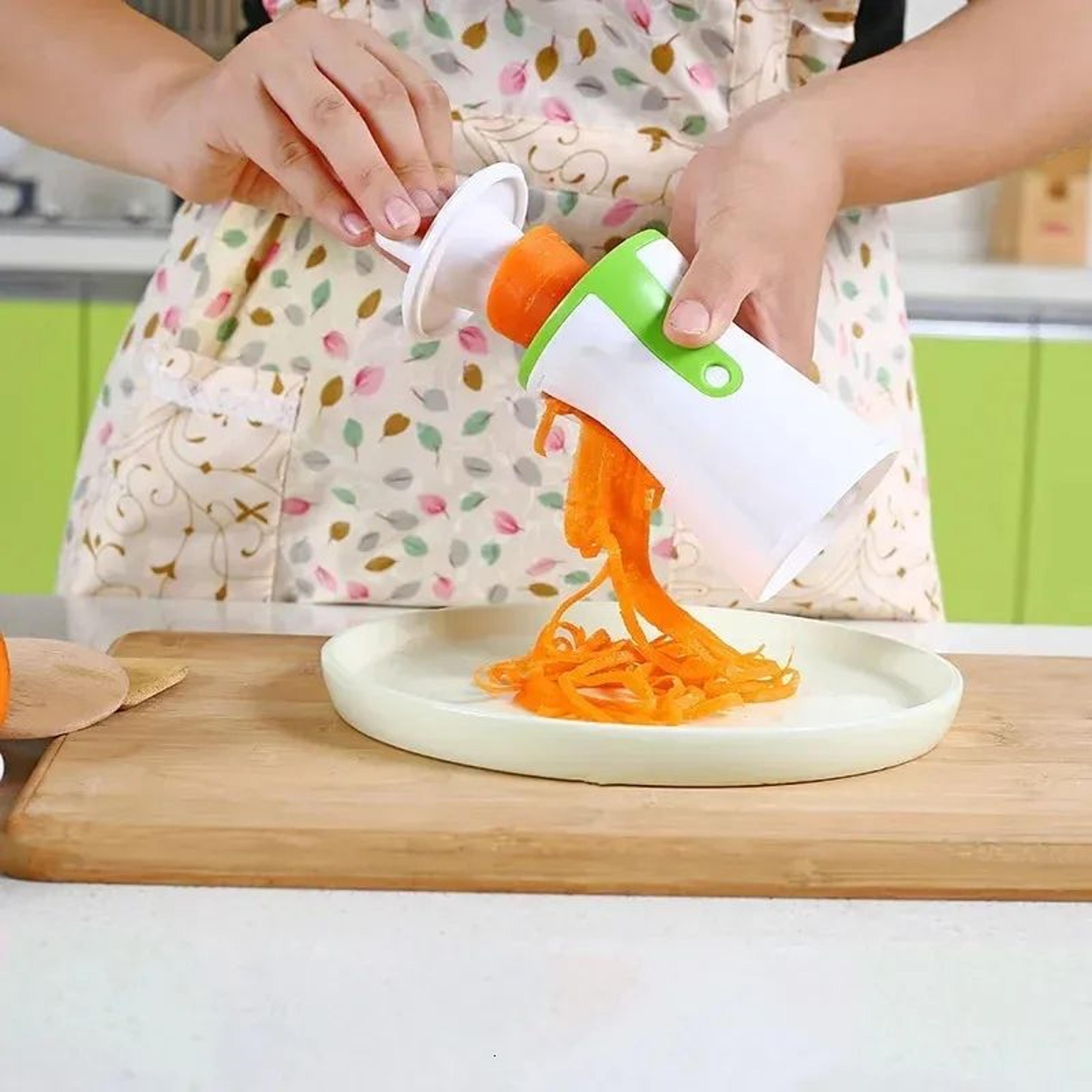 Vegetable Spiralizer With Stainless Steel Blade For Zucchini Carrots And Cucumbers 2