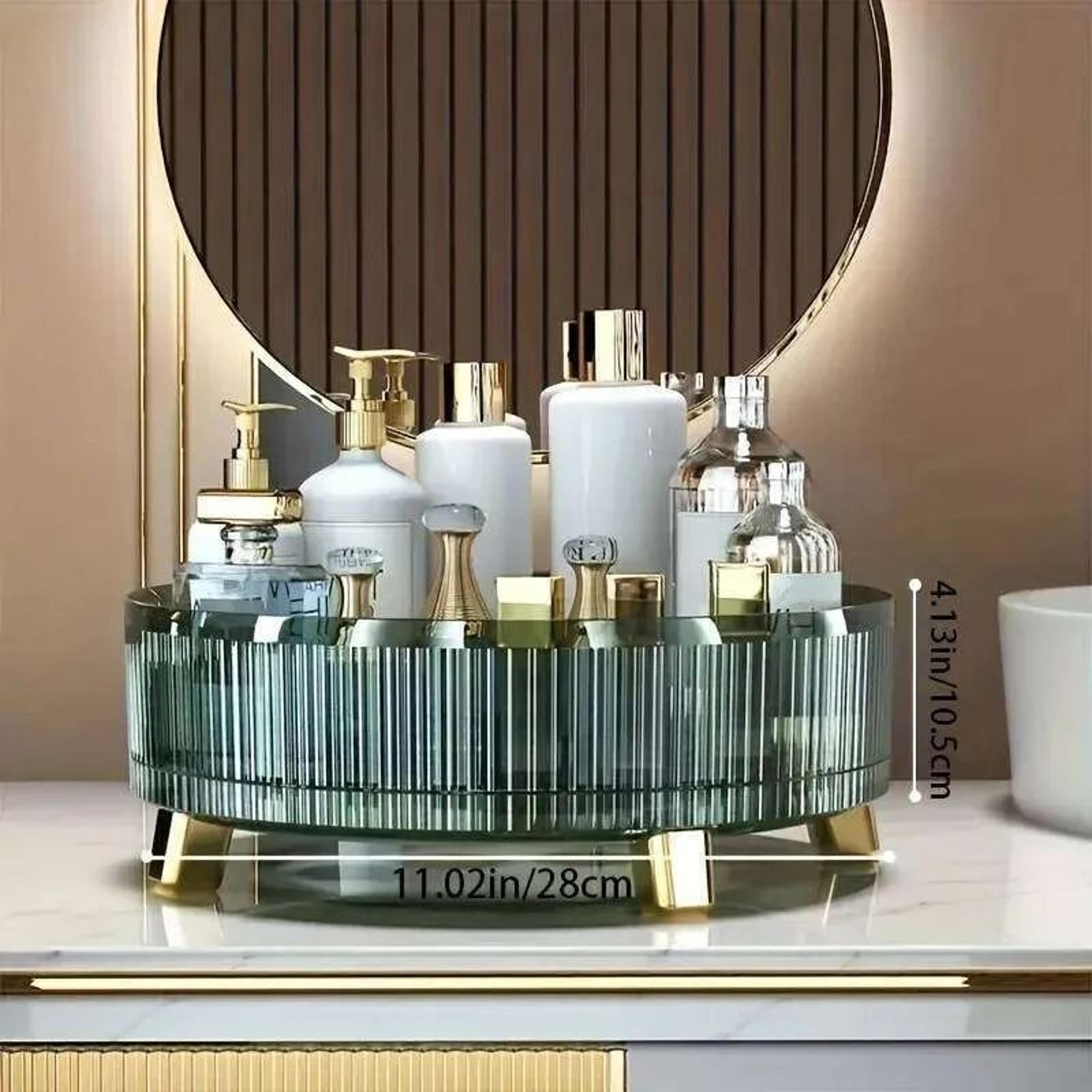 Rotating Makeup Organizer With Large Capacity For Cosmetics And Perfume 6