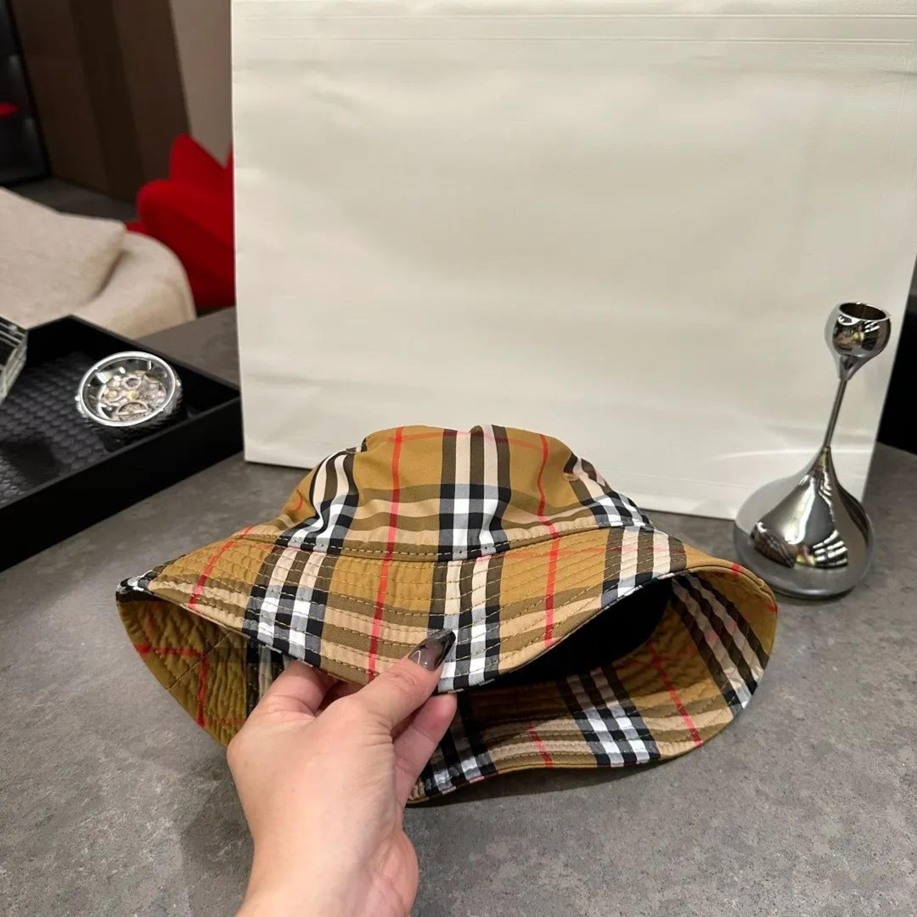 Wide Brim Bucket Hat With Striped Design For Summer Outdoor Wear 5
