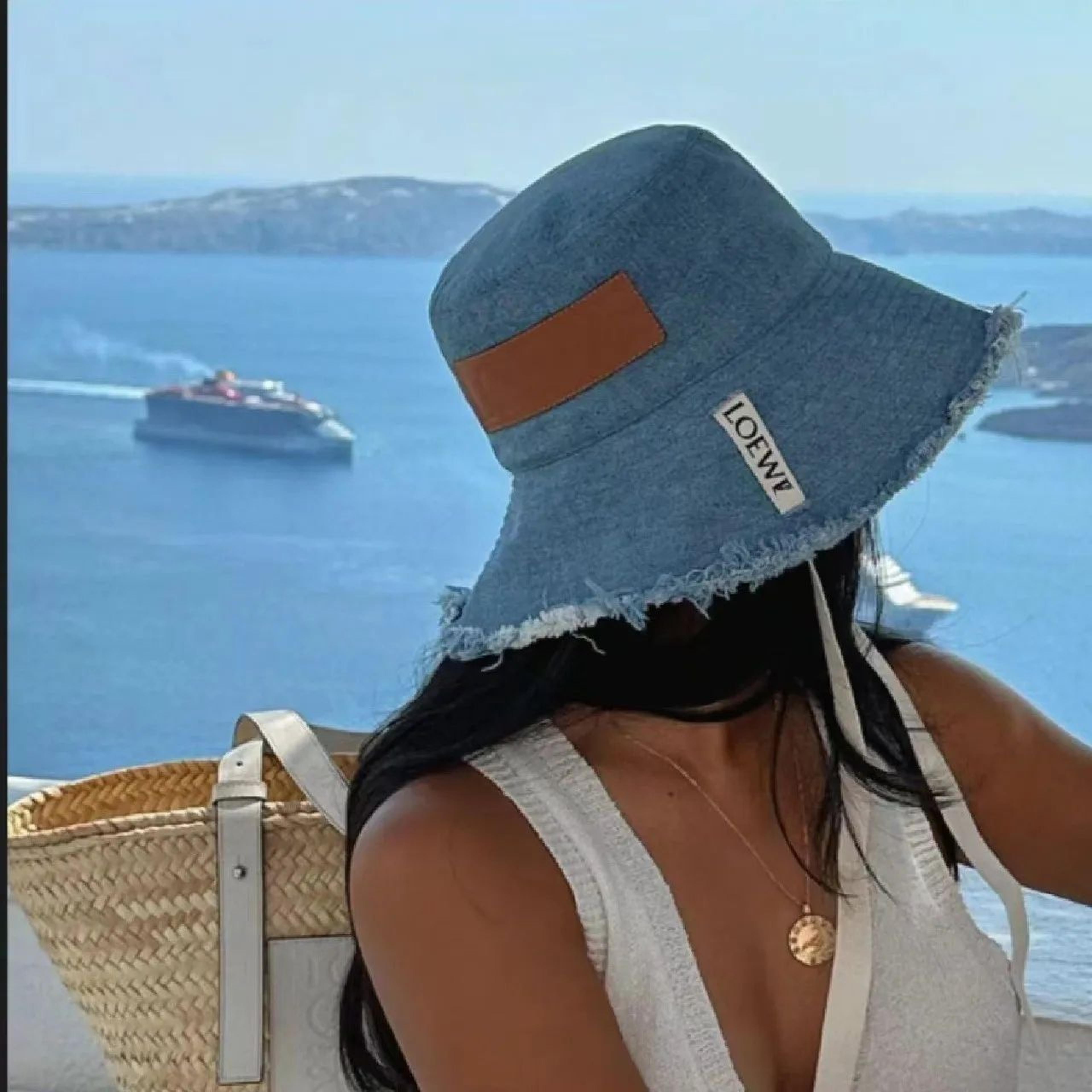 wide brim cowboy hat with letter design classic western fashion cap