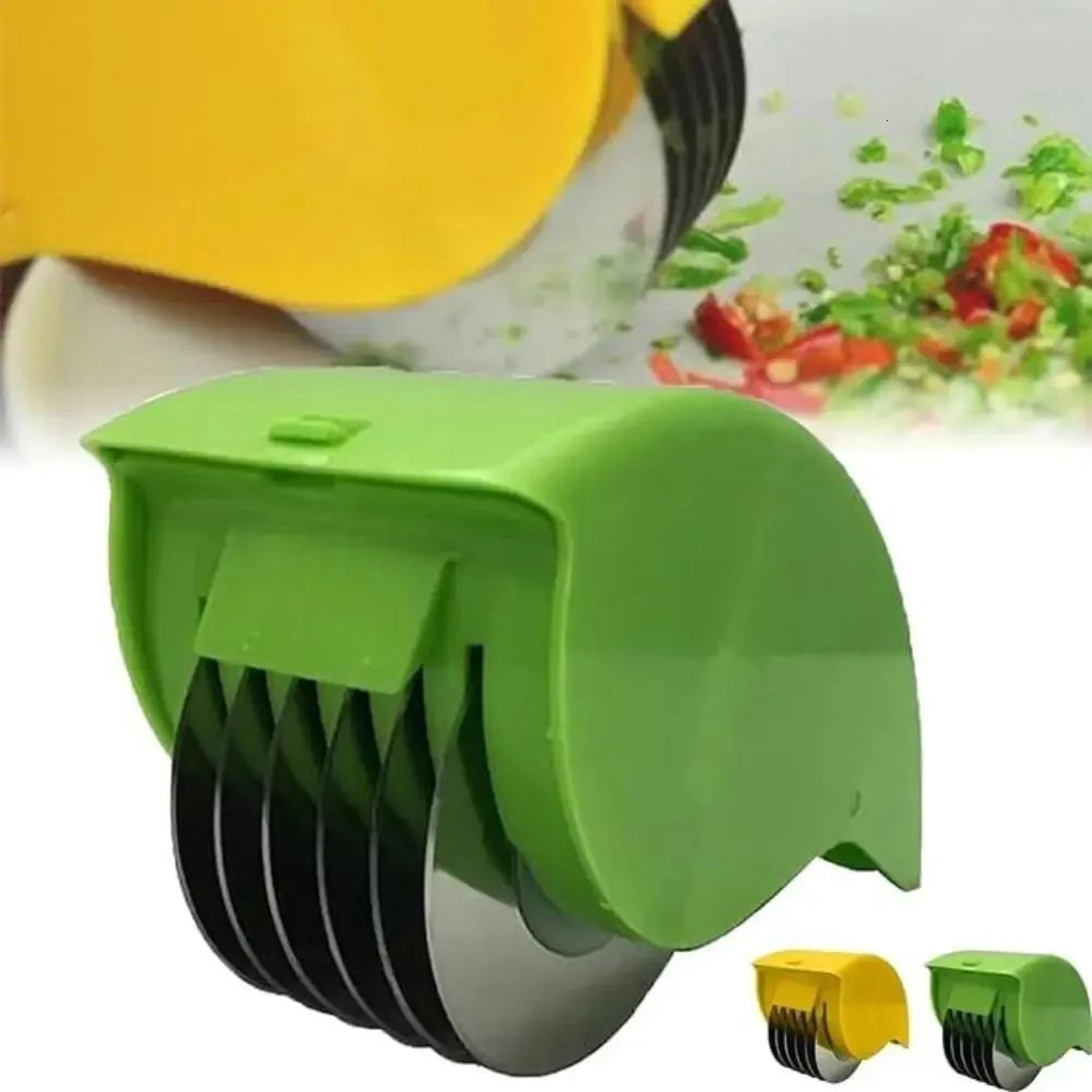 Stainless Steel Herb Chopper Roller With Comfortable Handle For Parsley And Vegetables 2